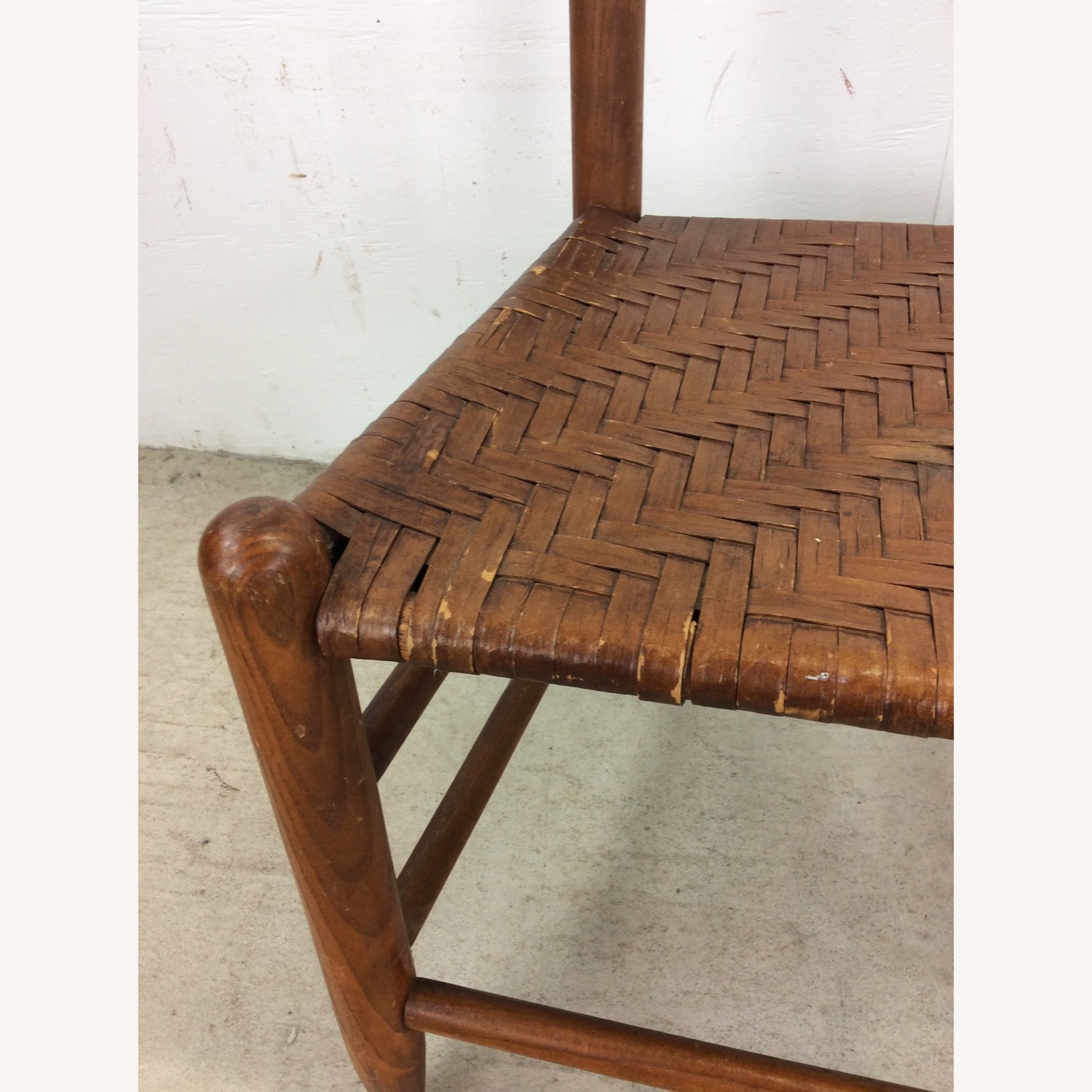 Mid Century Gentleman's Valet with Woven Seat - image-24