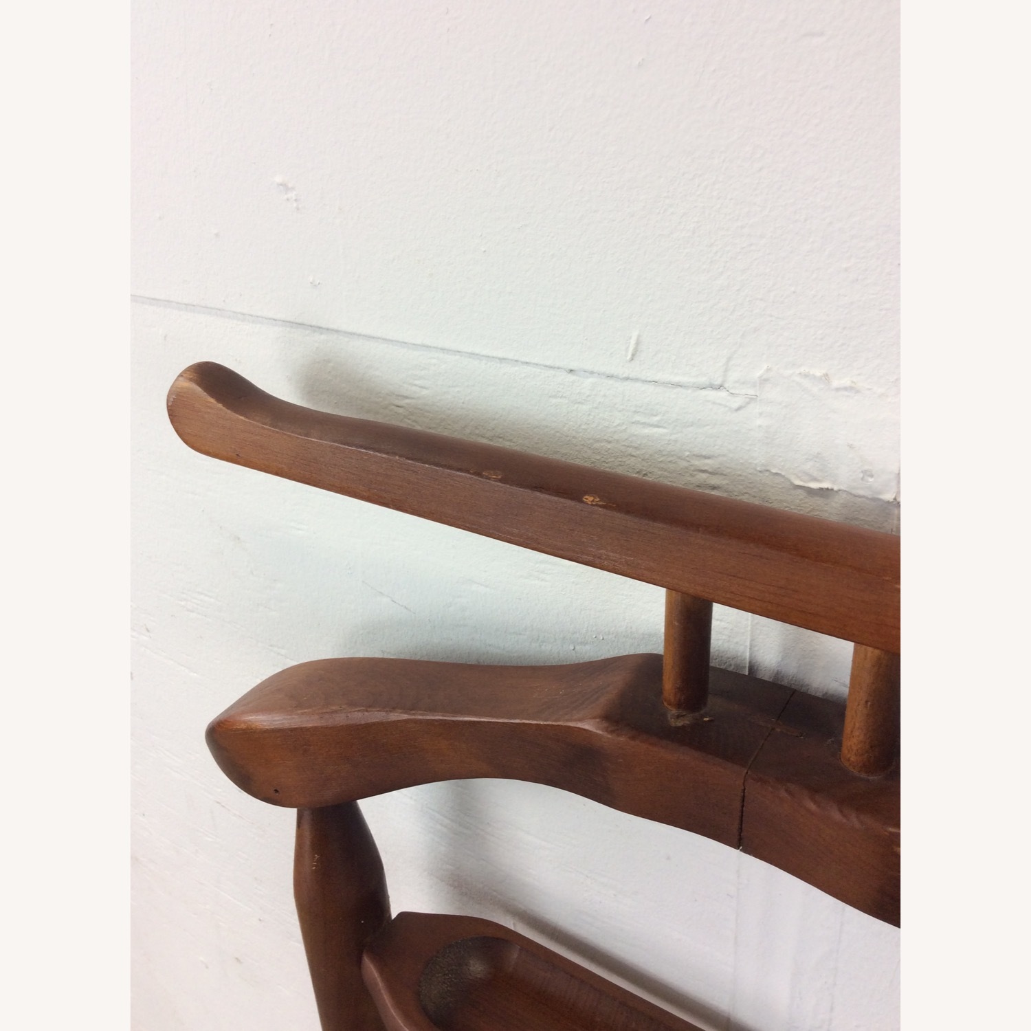 Mid Century Gentleman's Valet with Woven Seat - image-7