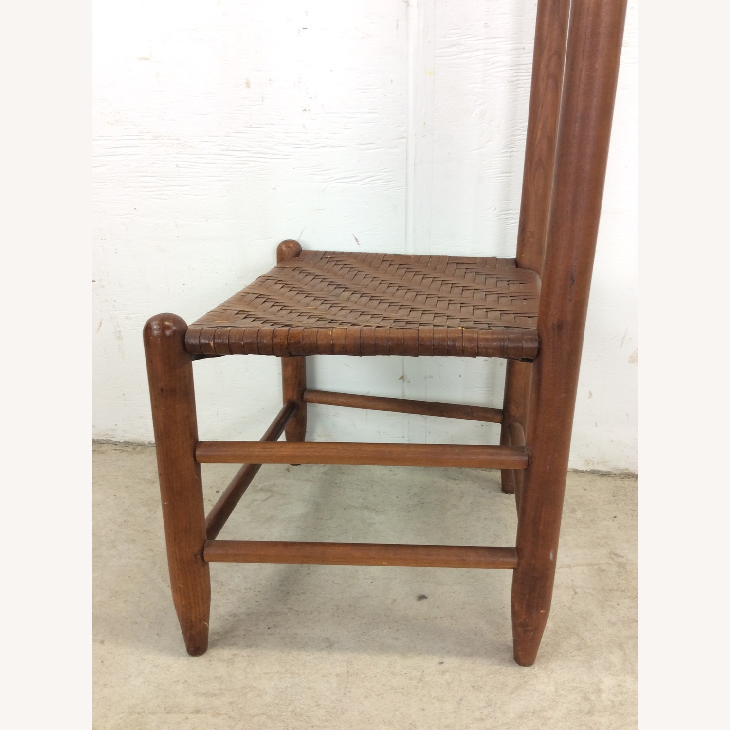 Mid Century Gentleman's Valet with Woven Seat - image-12