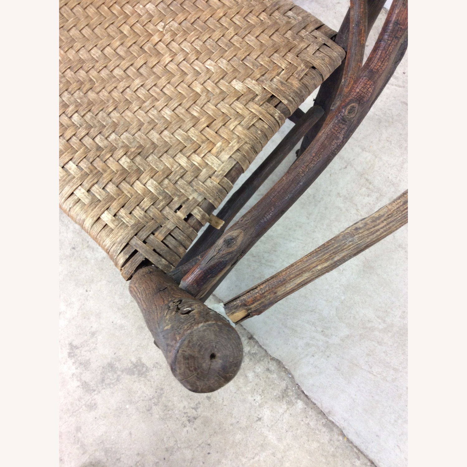 Old Hickory Adirondack Style Rocking Chair - image-6