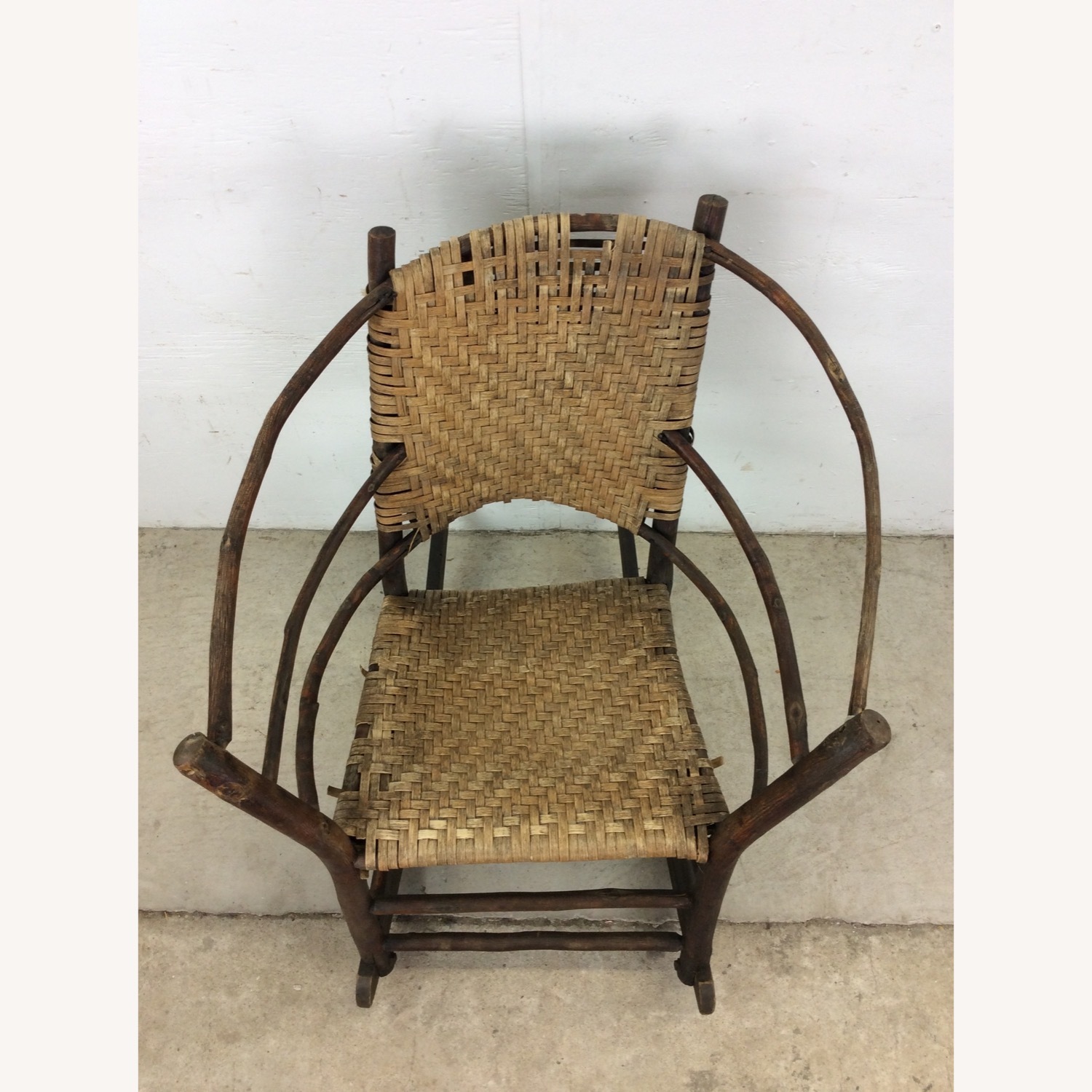 Old Hickory Adirondack Style Rocking Chair - image-3