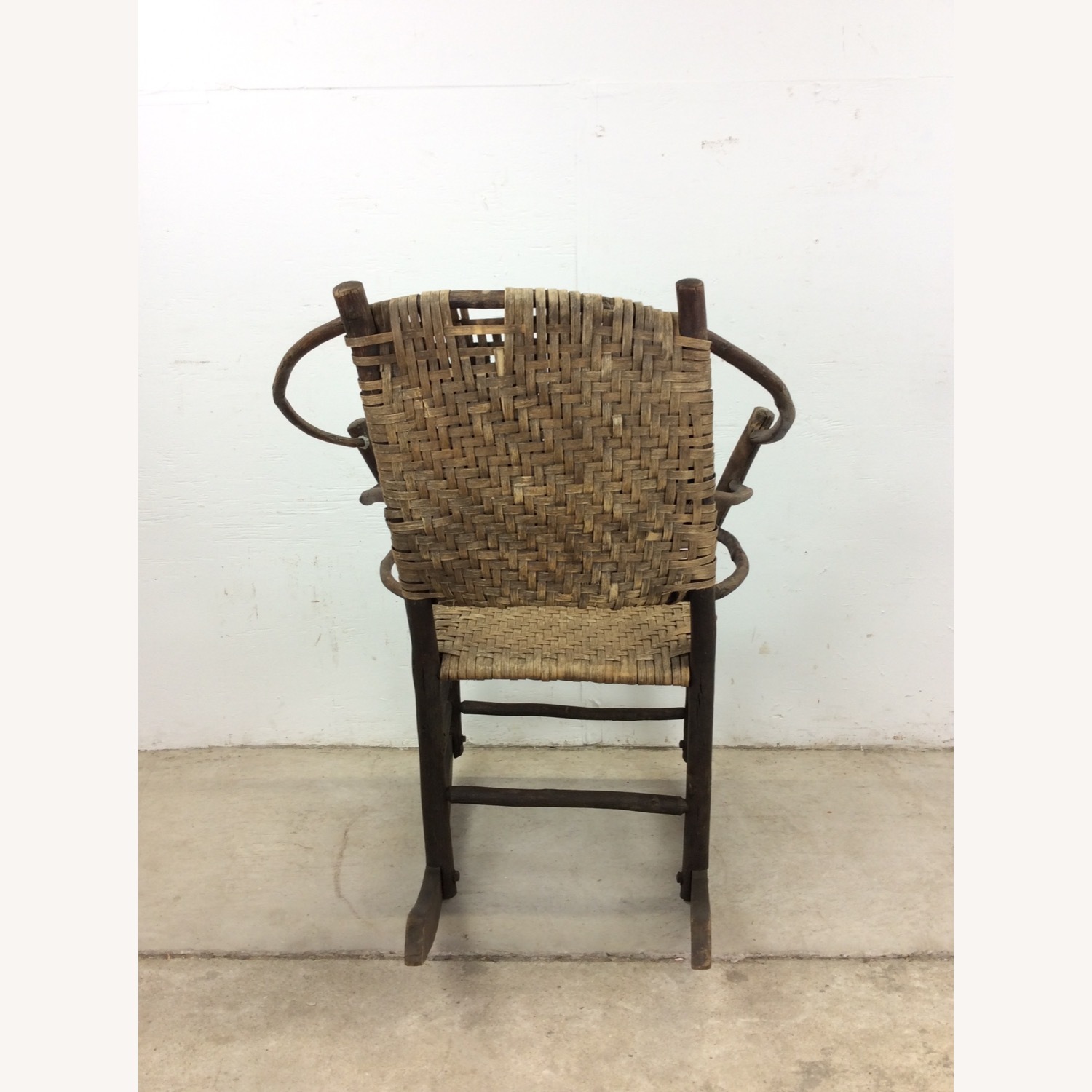Old Hickory Adirondack Style Rocking Chair - image-17