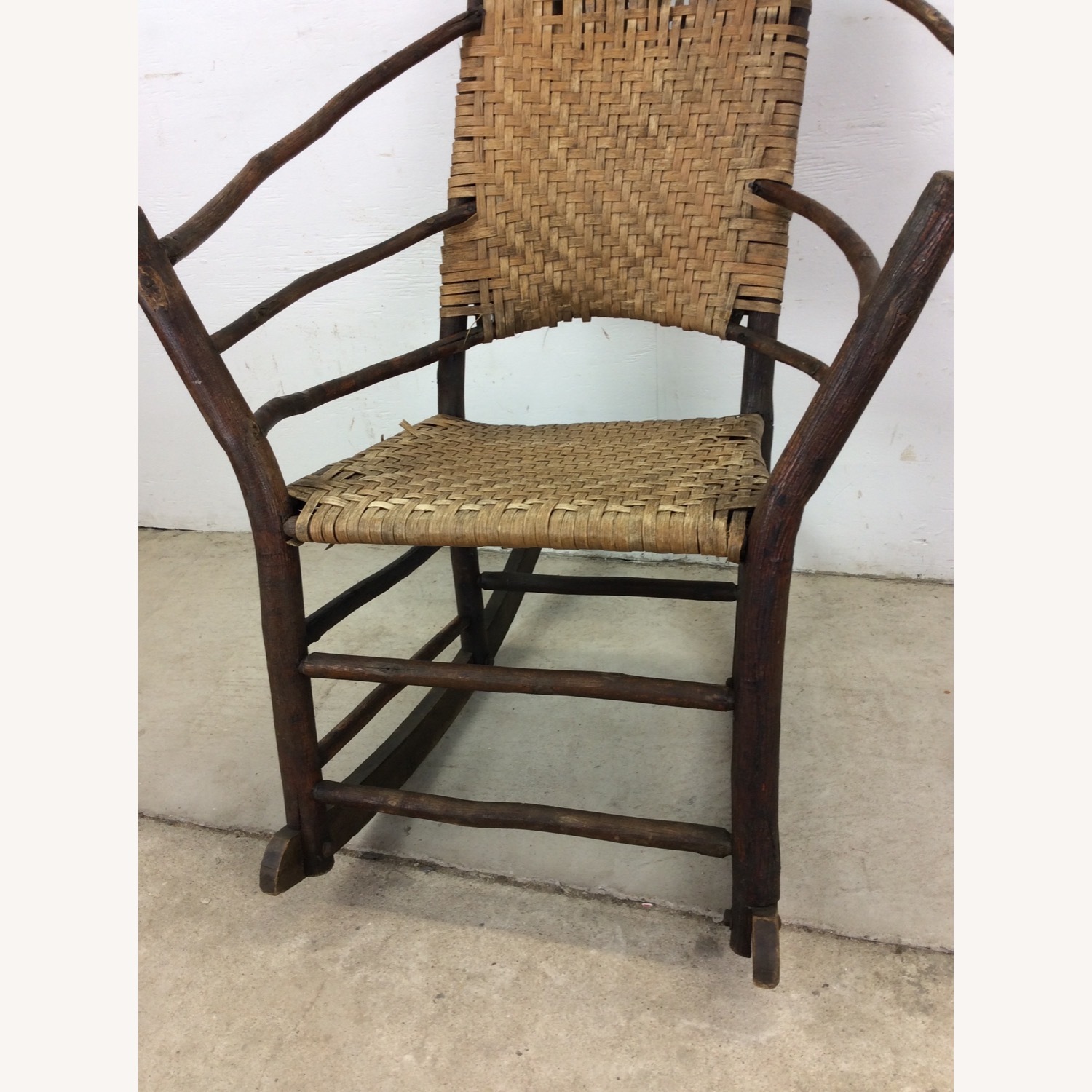 Old Hickory Adirondack Style Rocking Chair - image-9