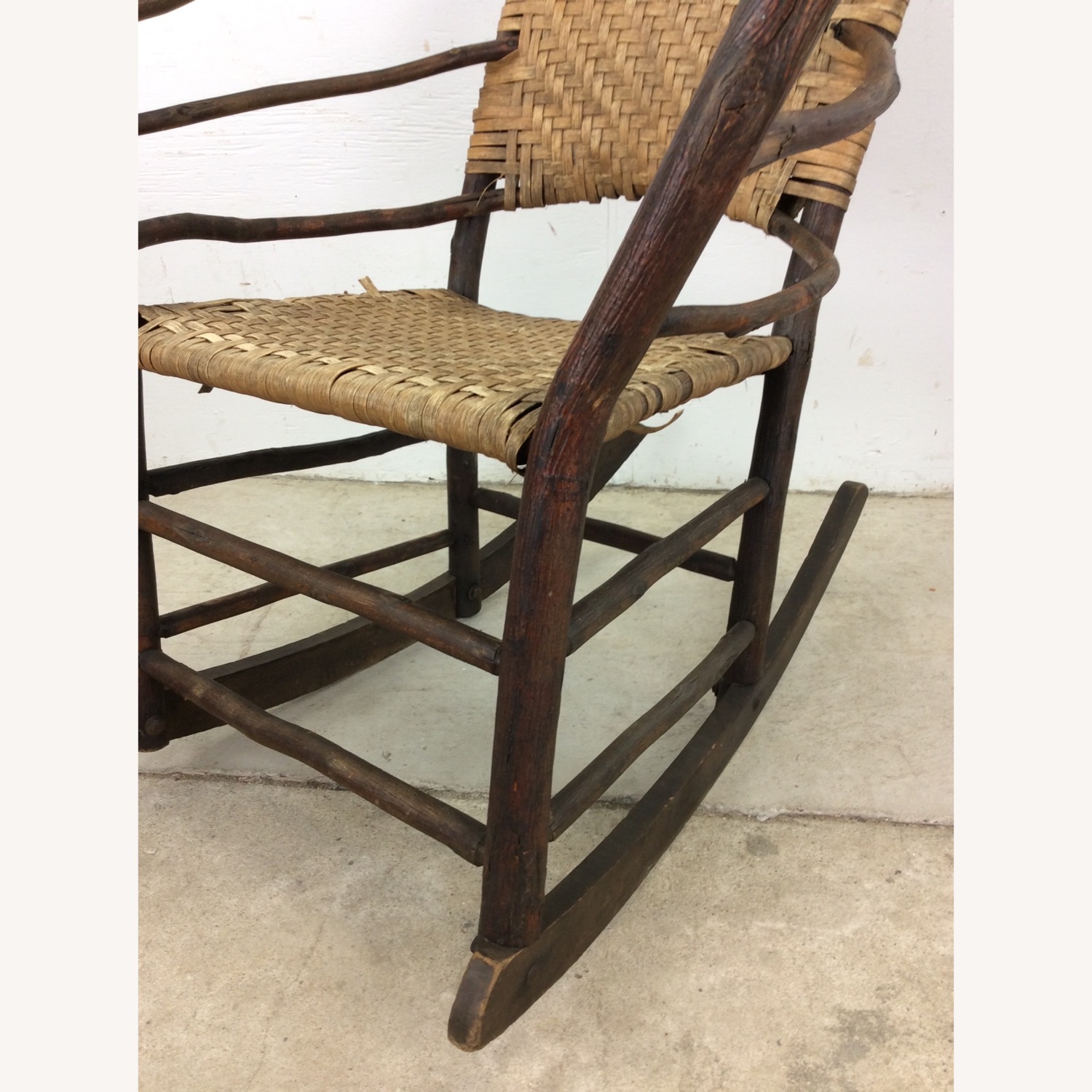 Old Hickory Adirondack Style Rocking Chair - image-14