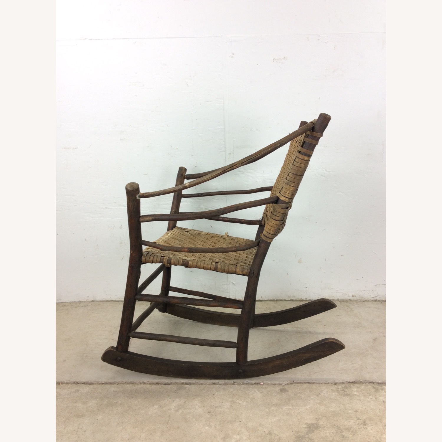 Old Hickory Adirondack Style Rocking Chair - image-15