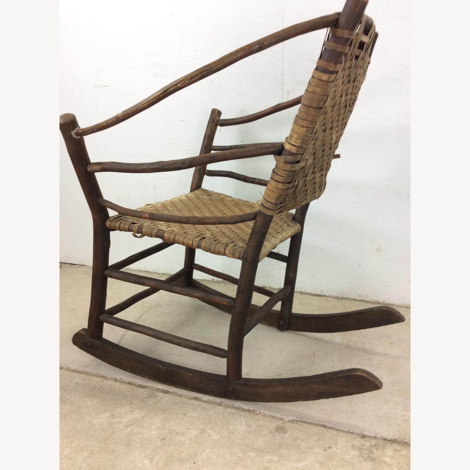 Old Hickory Adirondack Style Rocking Chair - image-16