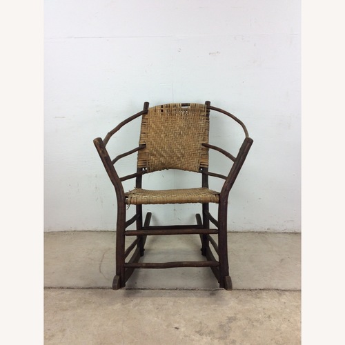 Used Old Hickory Adirondack Style Rocking Chair for sale on AptDeco