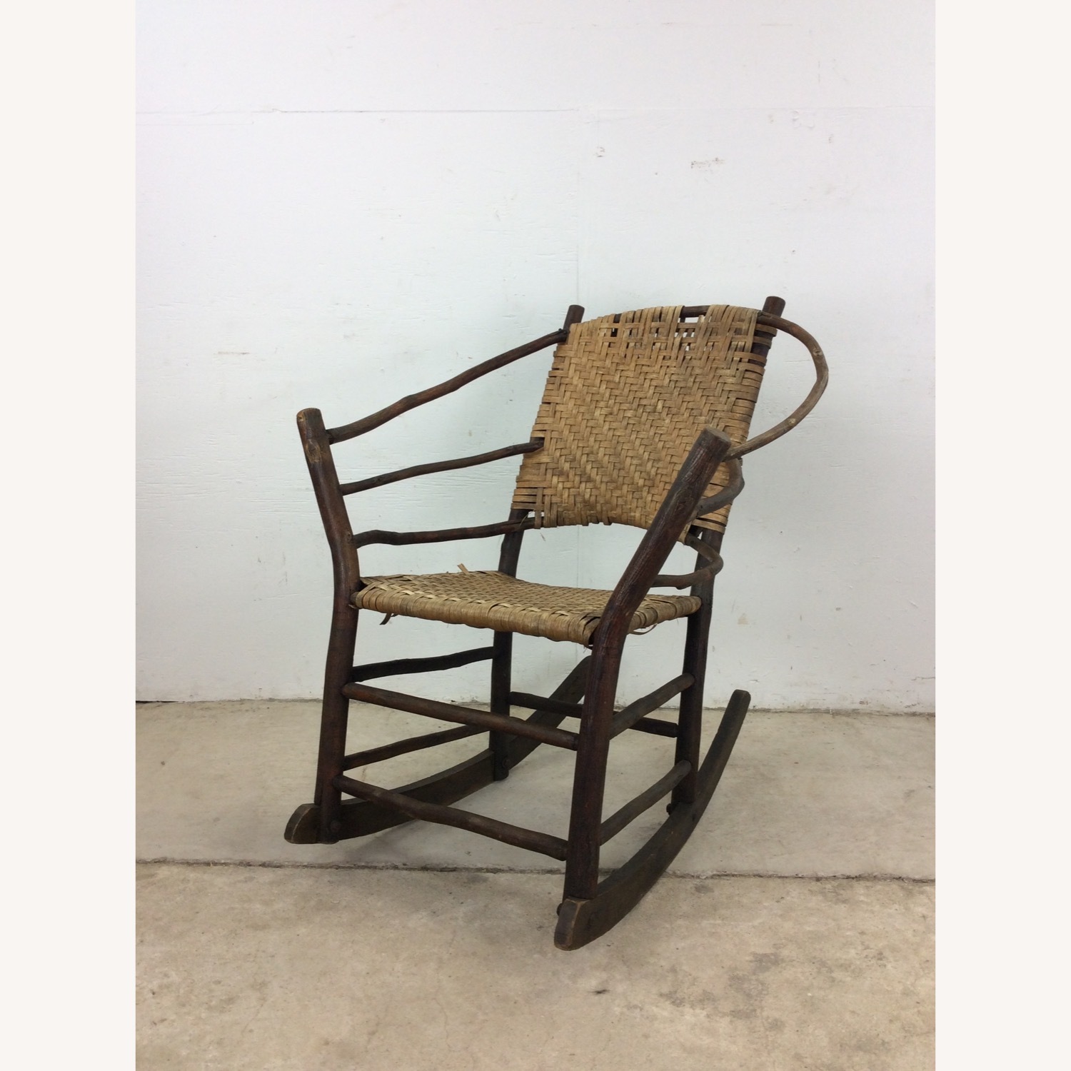 Old Hickory Adirondack Style Rocking Chair - image-13