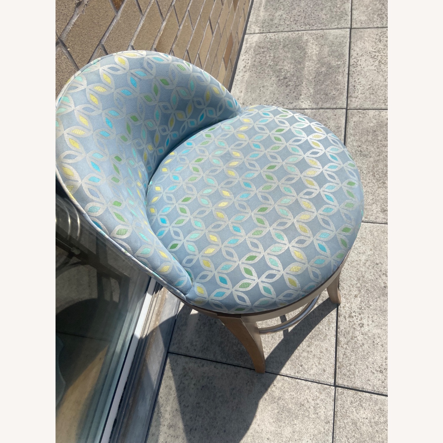 Kravet Swivel Barstools - Pair - image-2