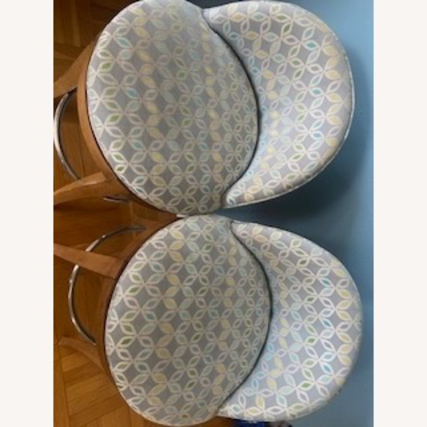 Kravet Swivel Barstools - Pair - image-12