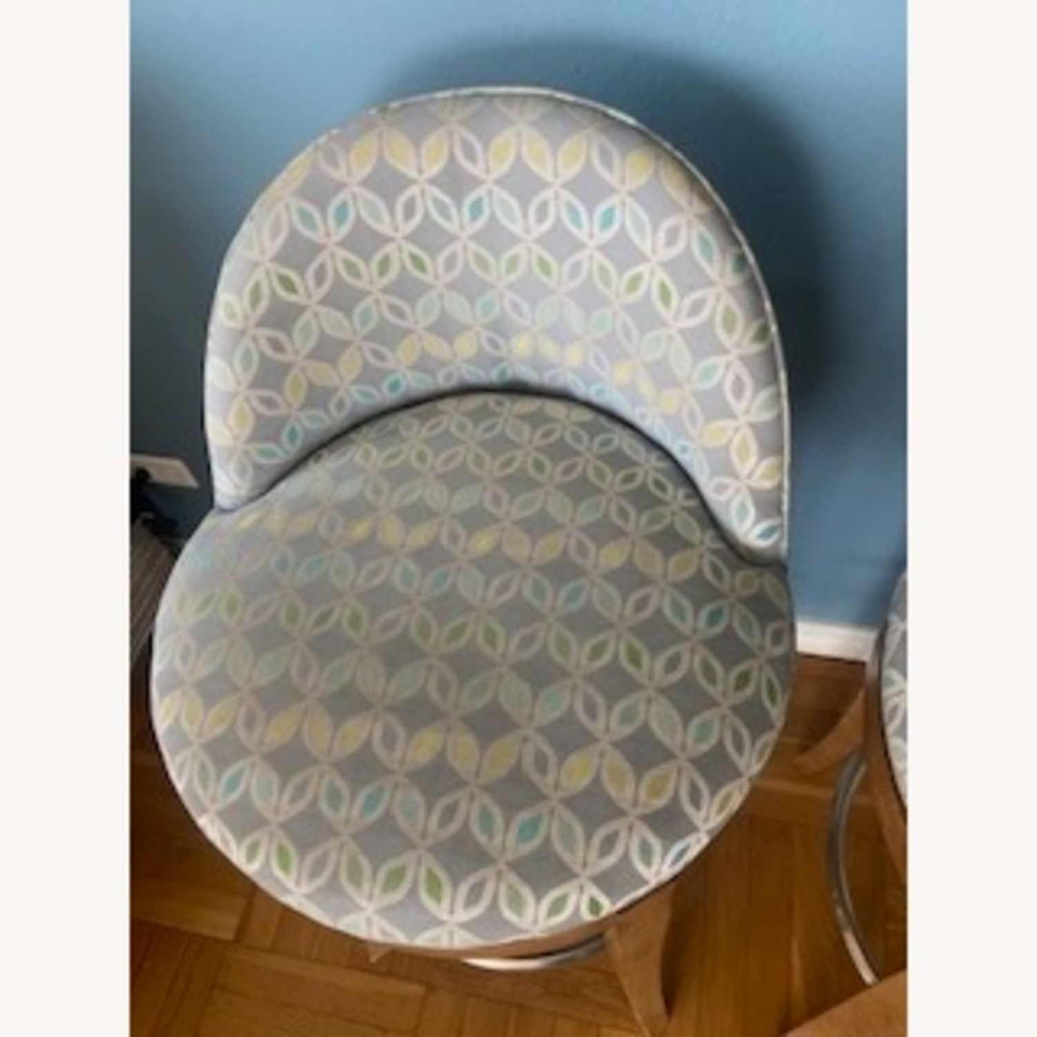 Kravet Swivel Barstools - Pair - image-11