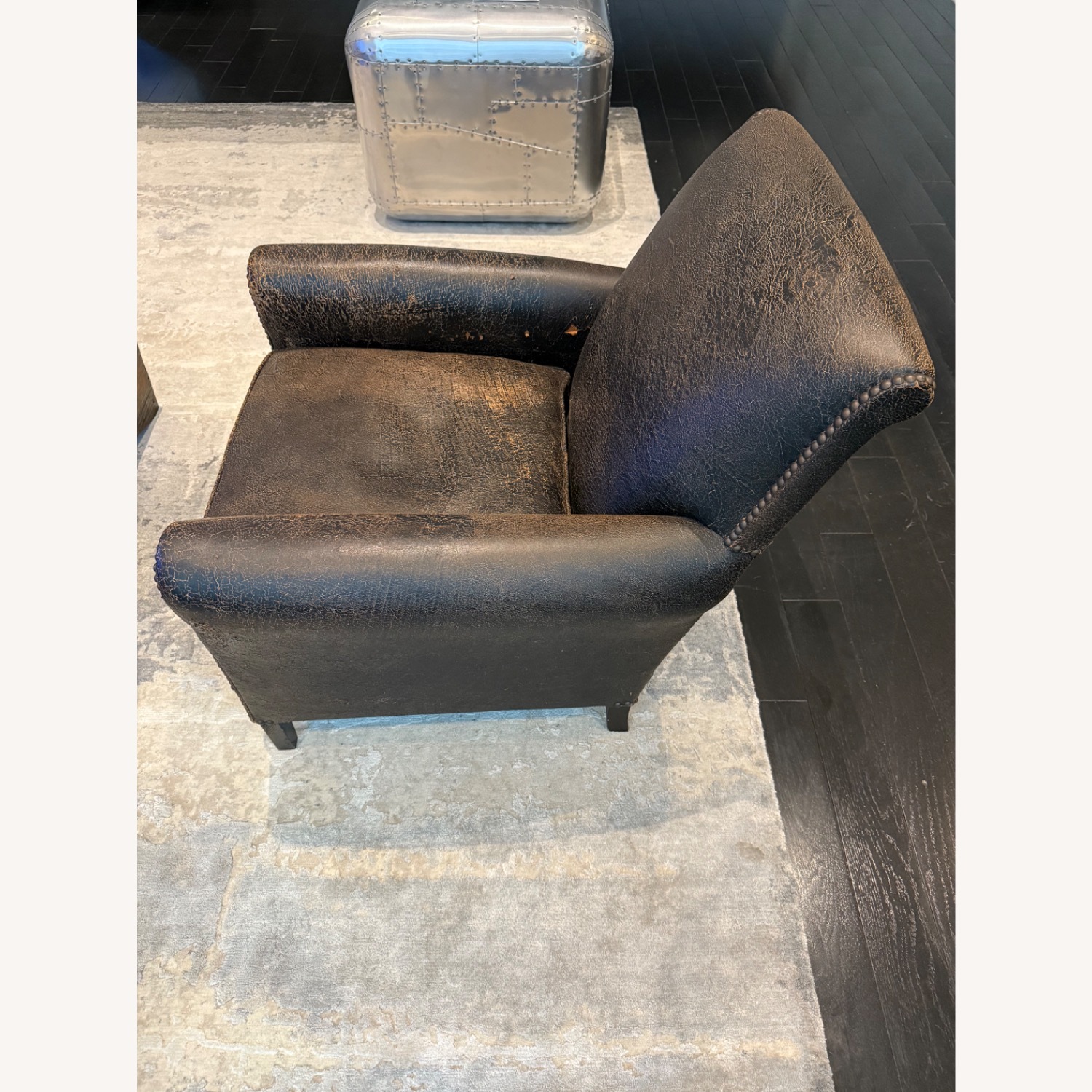 RH Gerrard Leather Club Chair - image-1