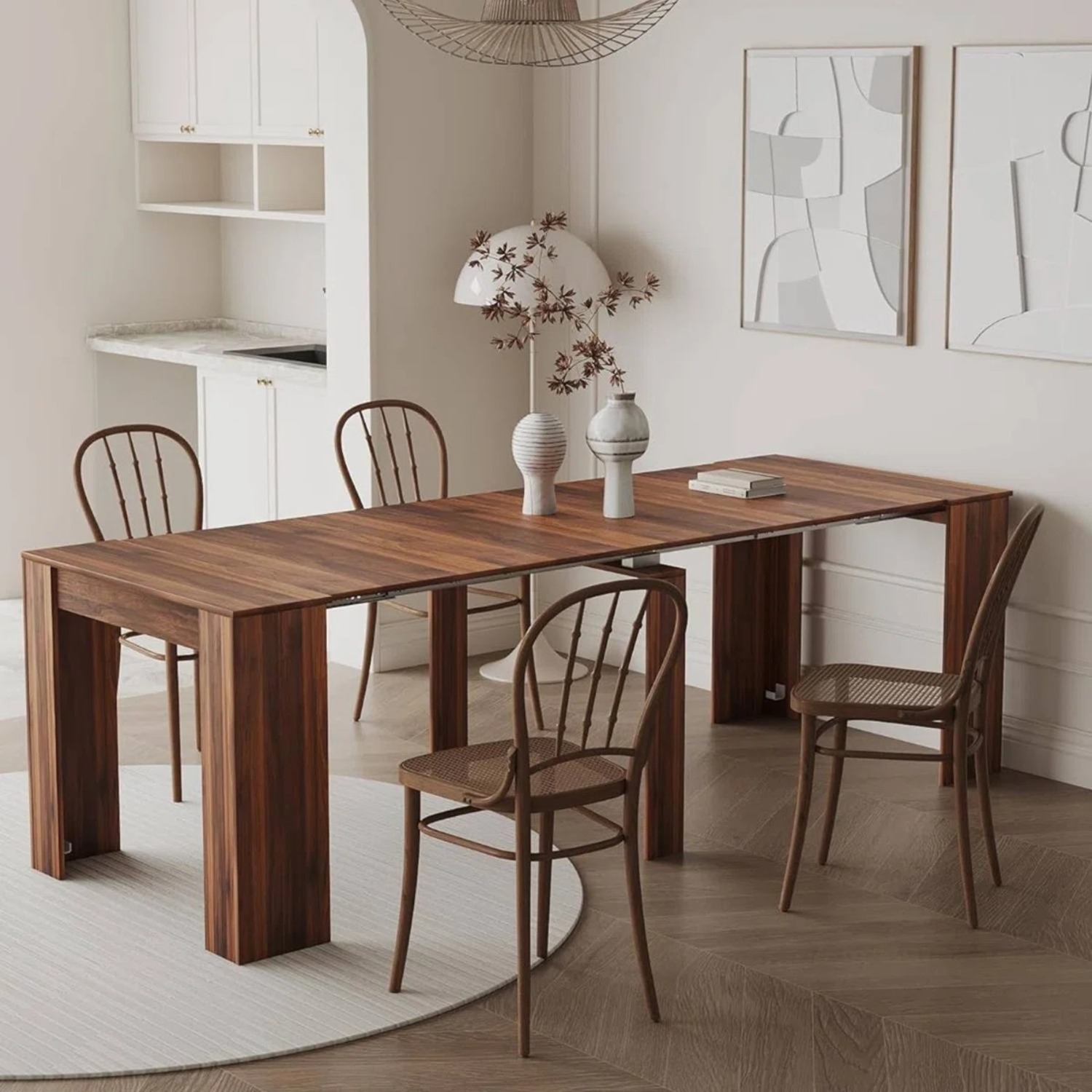 20"-118" Extendable Dining Table - image-6