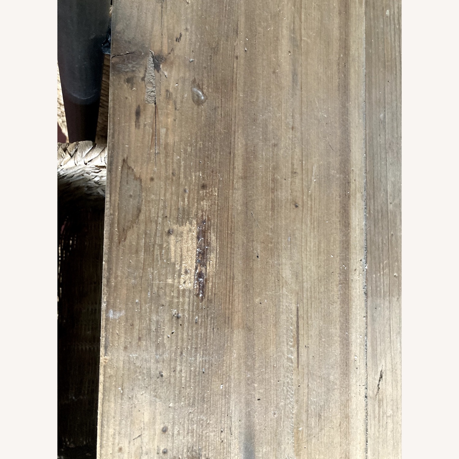 Wood and Metal Industrial Shelving Unit On Wheels - image-3