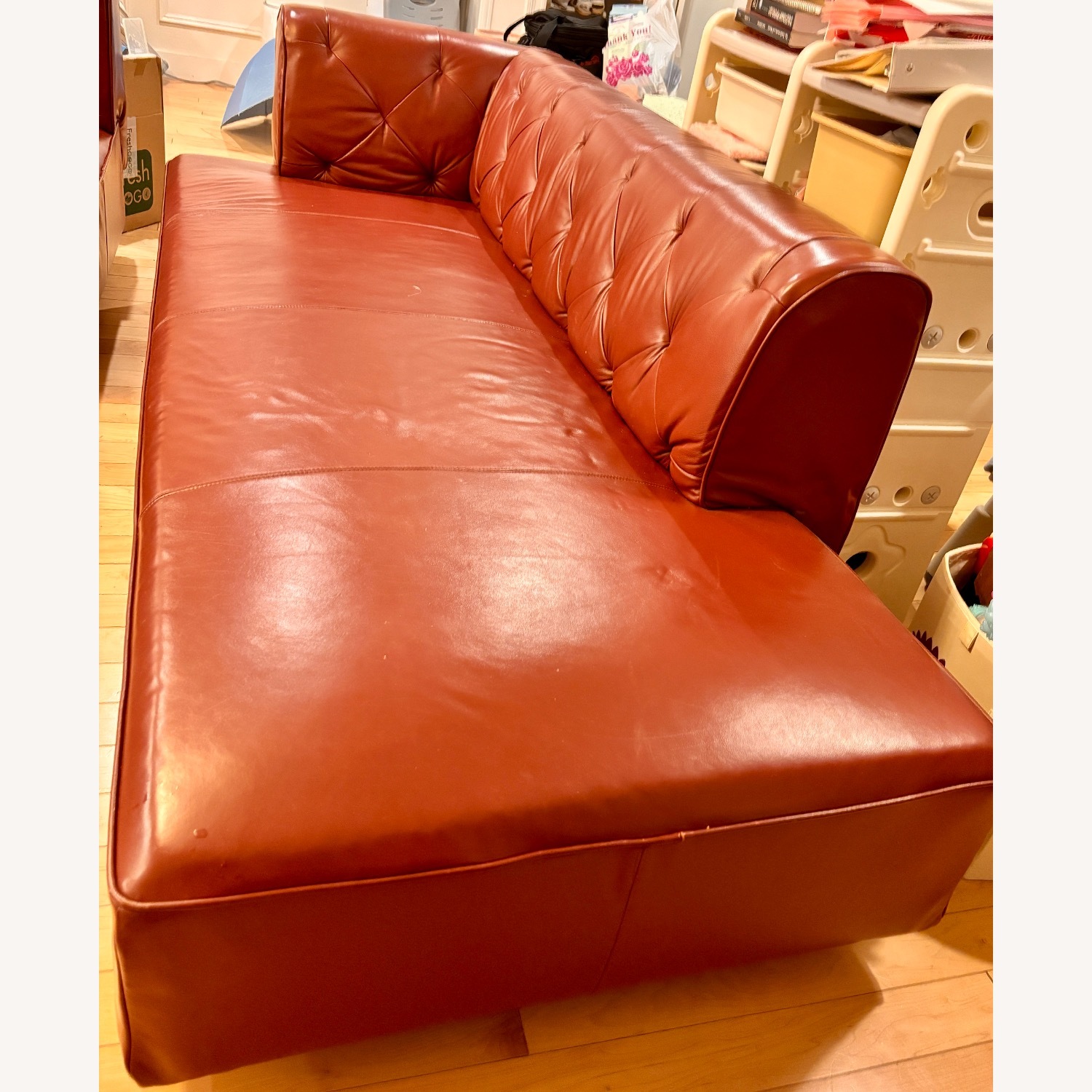Leather Sofa - image-2