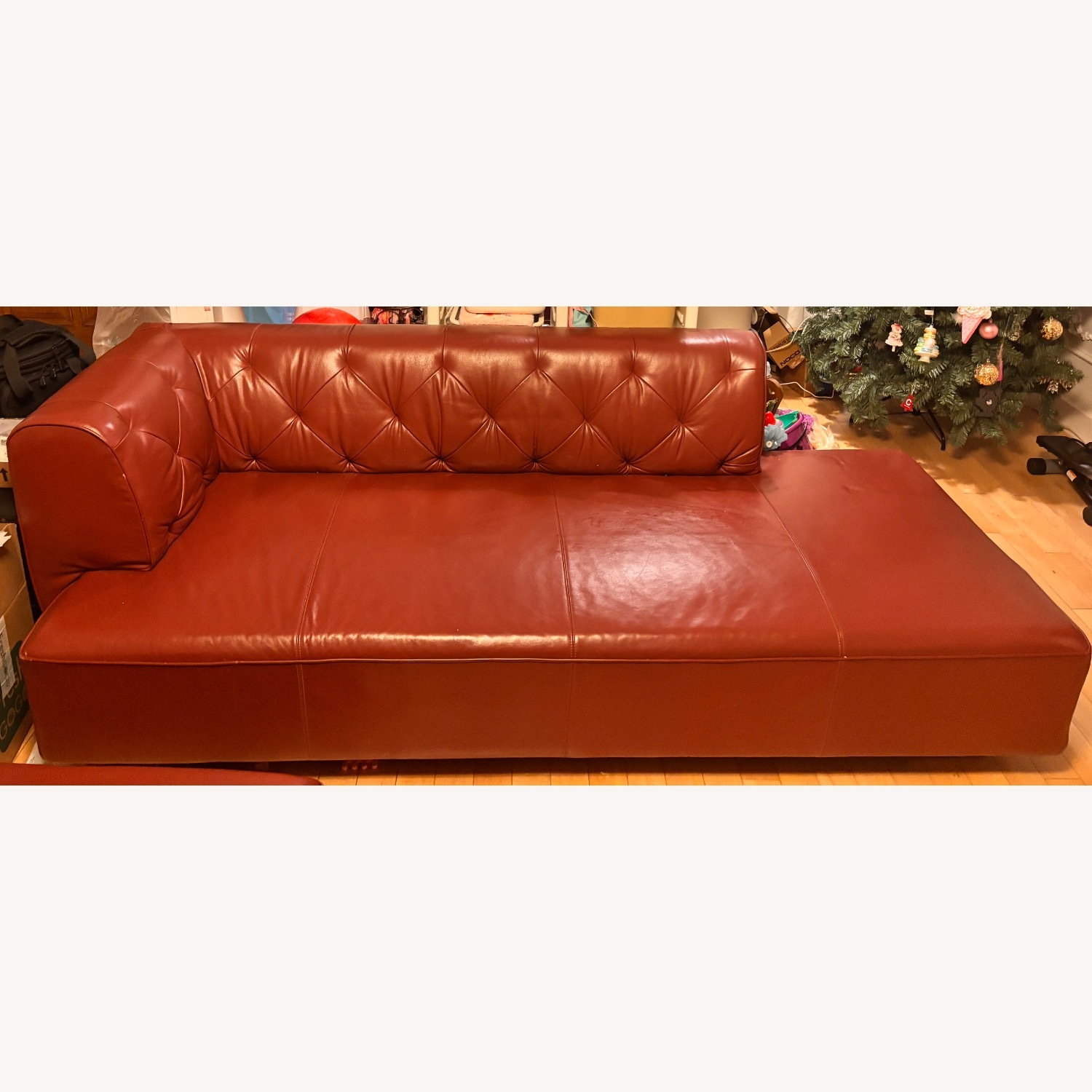 Leather Sofa - image-1