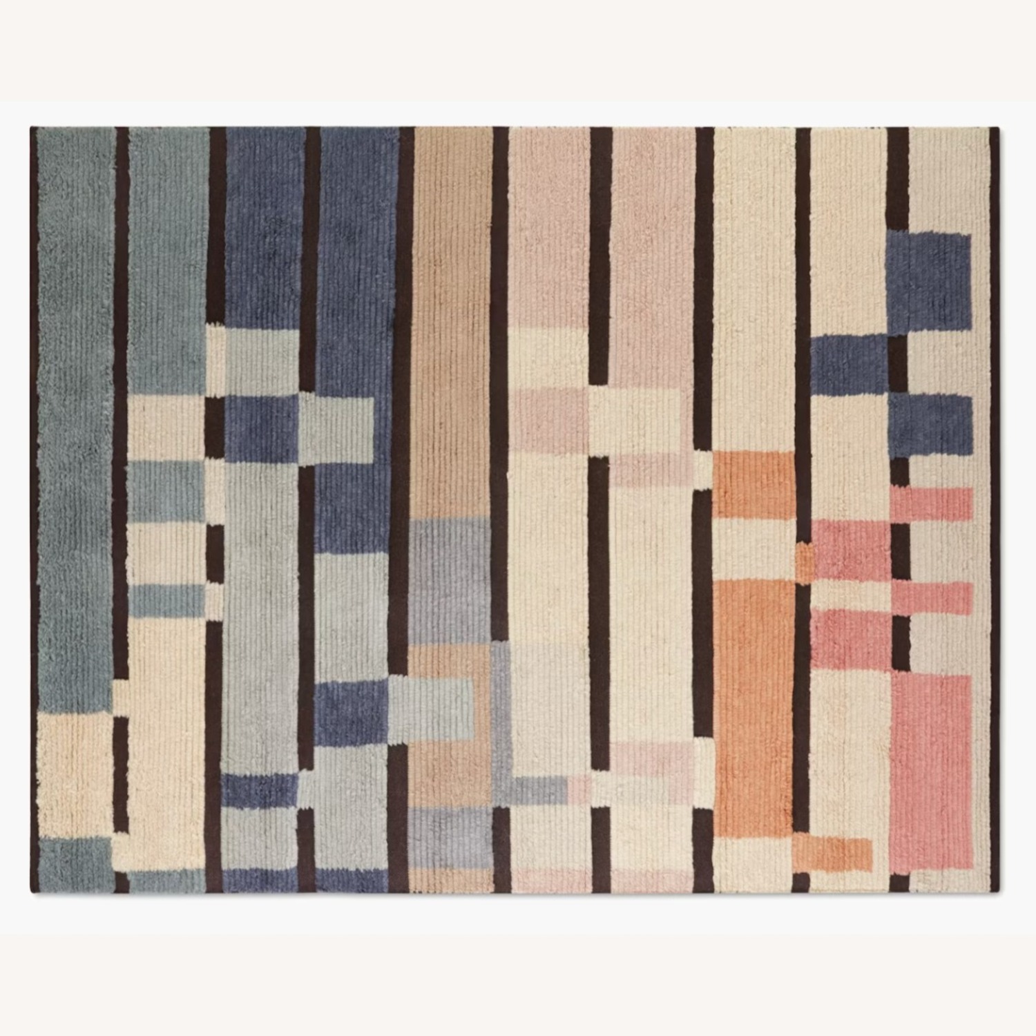 Design Within Reach Point Line Wool Rug - image-1
