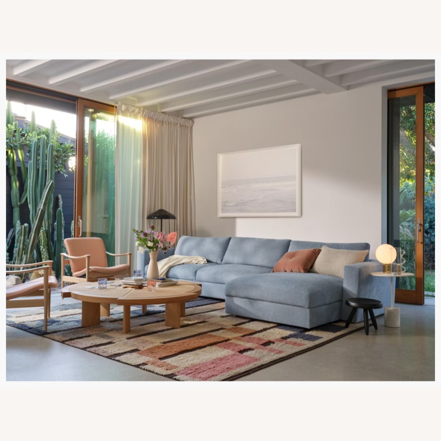 Design Within Reach Point Line Wool Rug - image-3