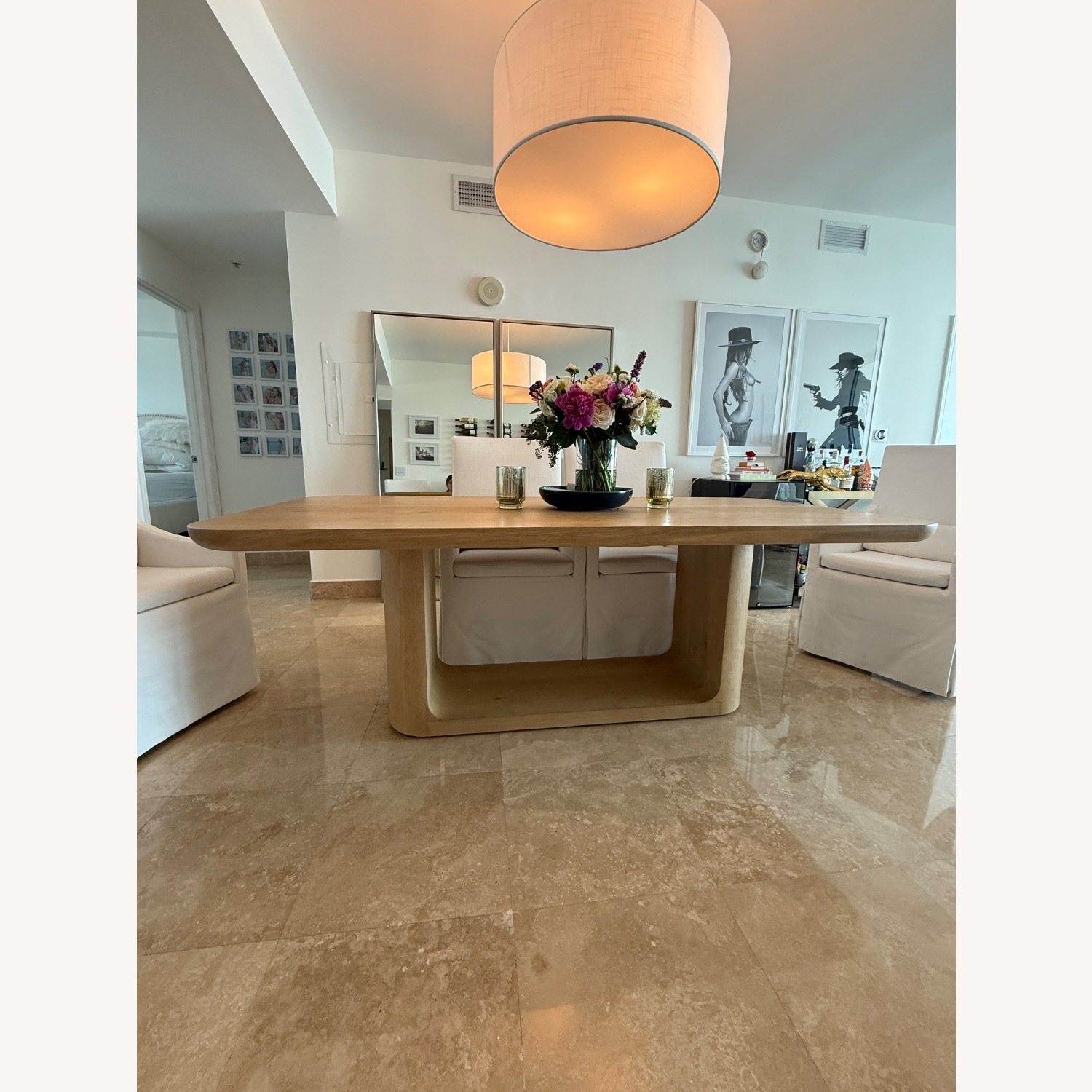 RH Oslo Open Rectangular Dining Table - image-1