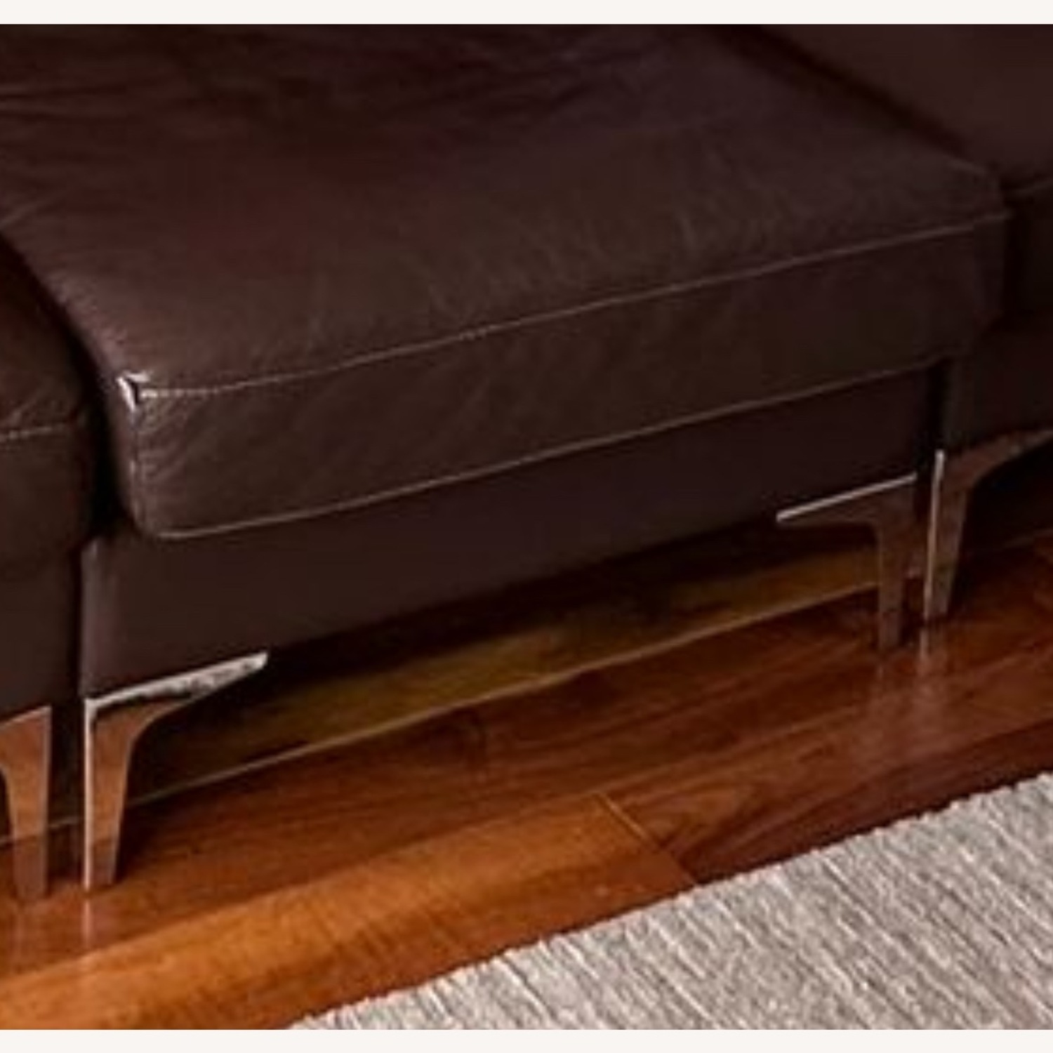 Design Within Reach Leather Sectional - image-3