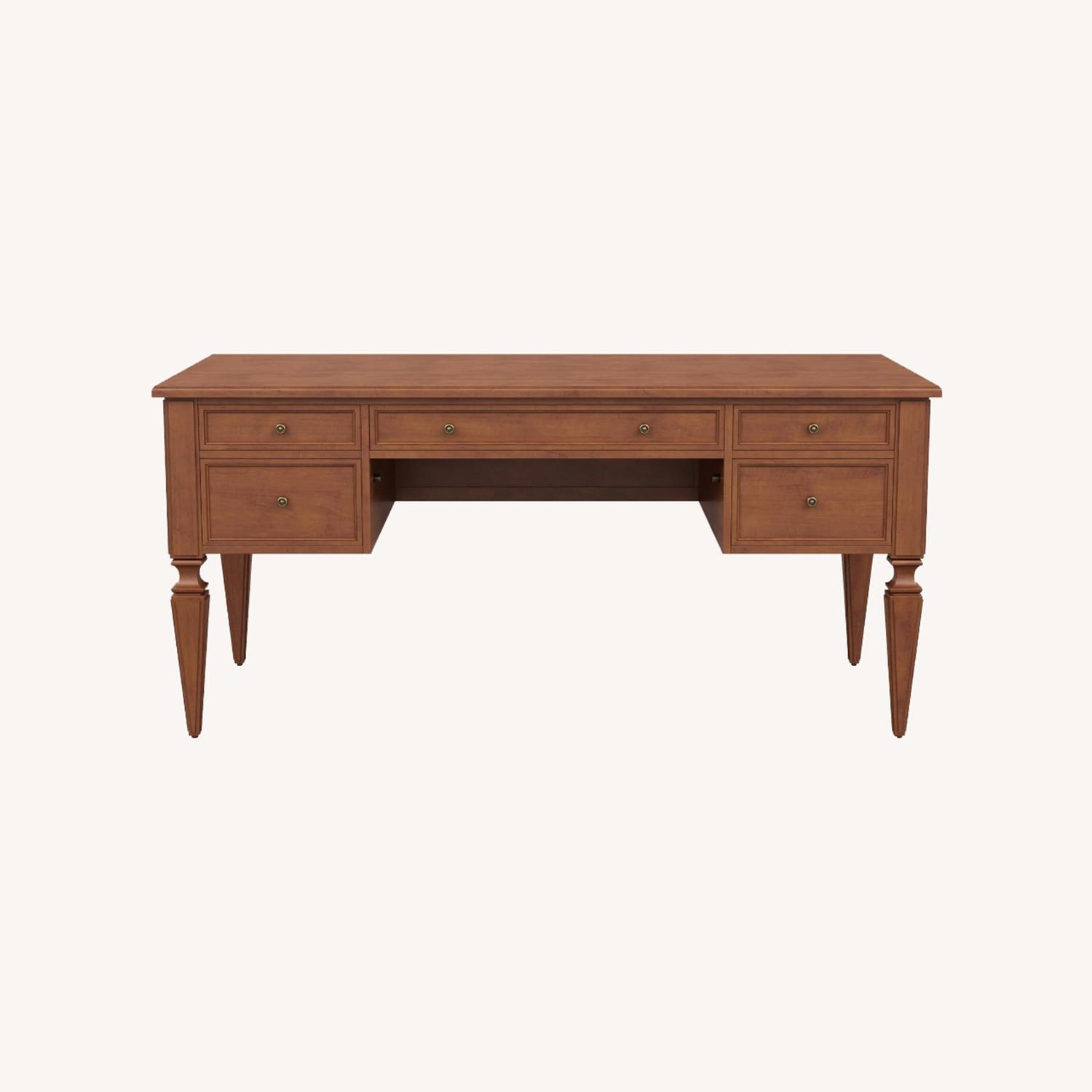 Ethan Allen Executive Desk - image-0