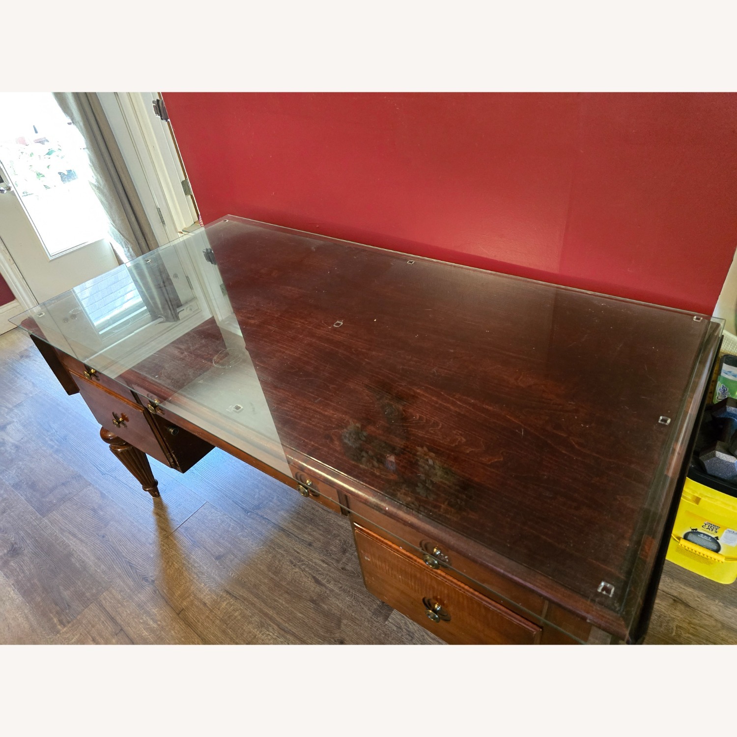 Ethan Allen Executive Desk - image-7