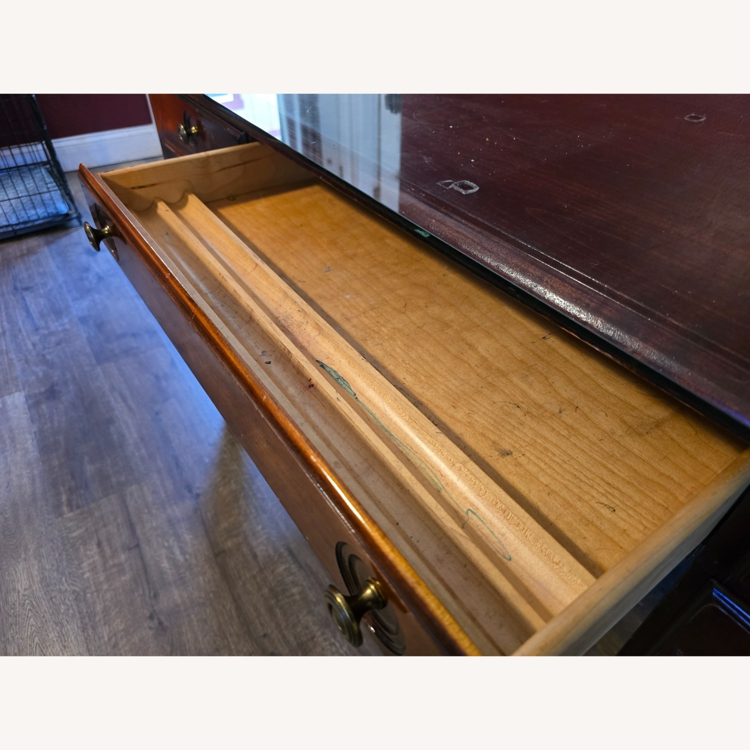 Ethan Allen Executive Desk - image-5