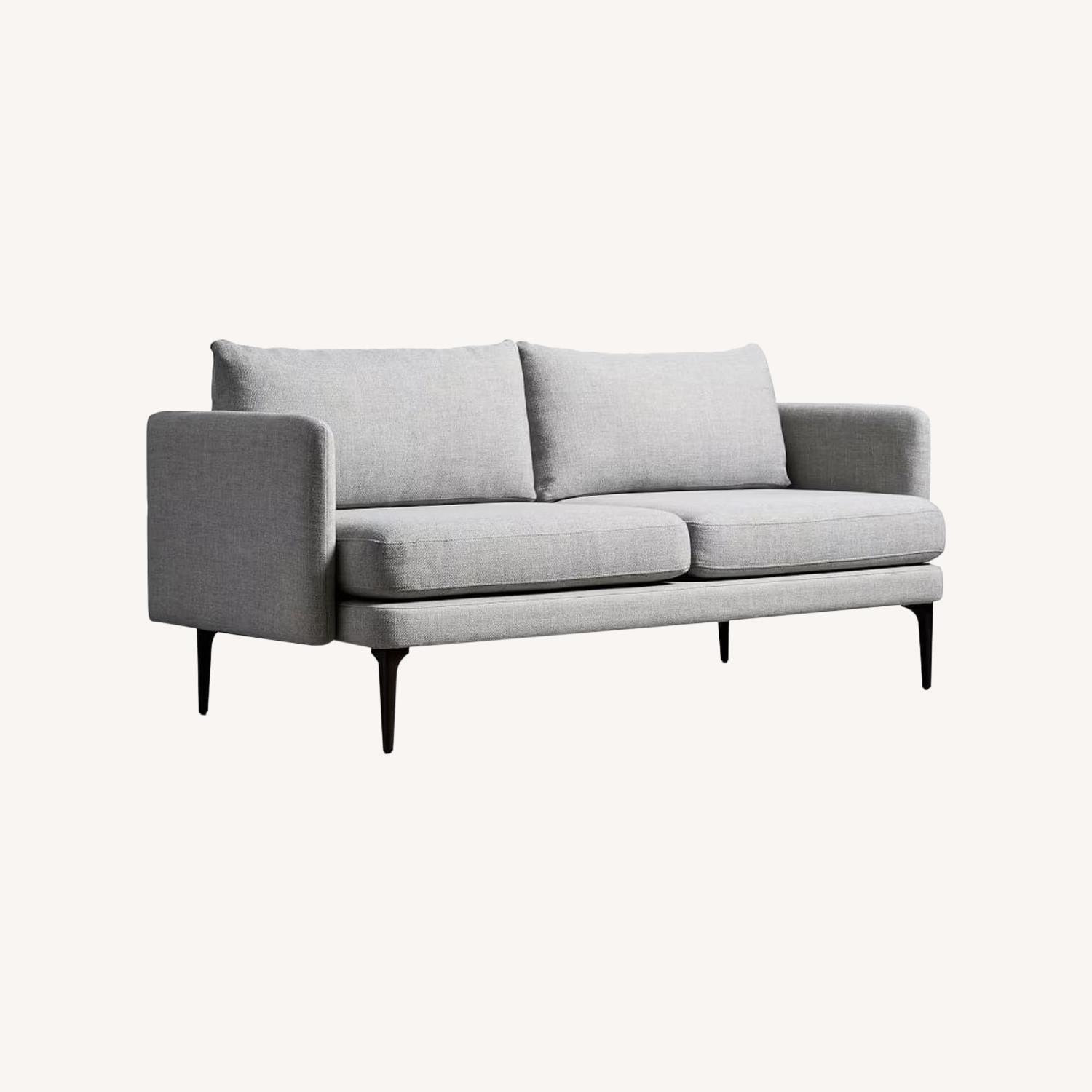 West Elm Grey Auburn Coach - image-0