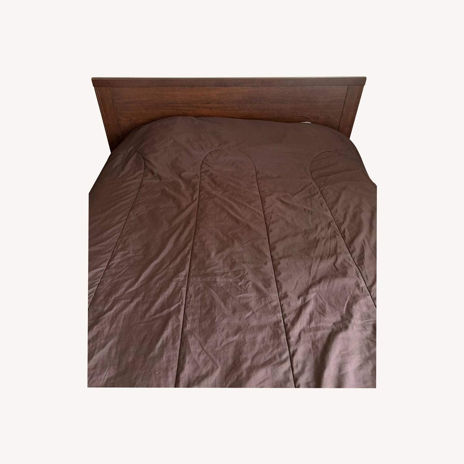 Dark Brown Queen Bed  - image-0