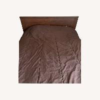 Dark Brown Queen Bed 