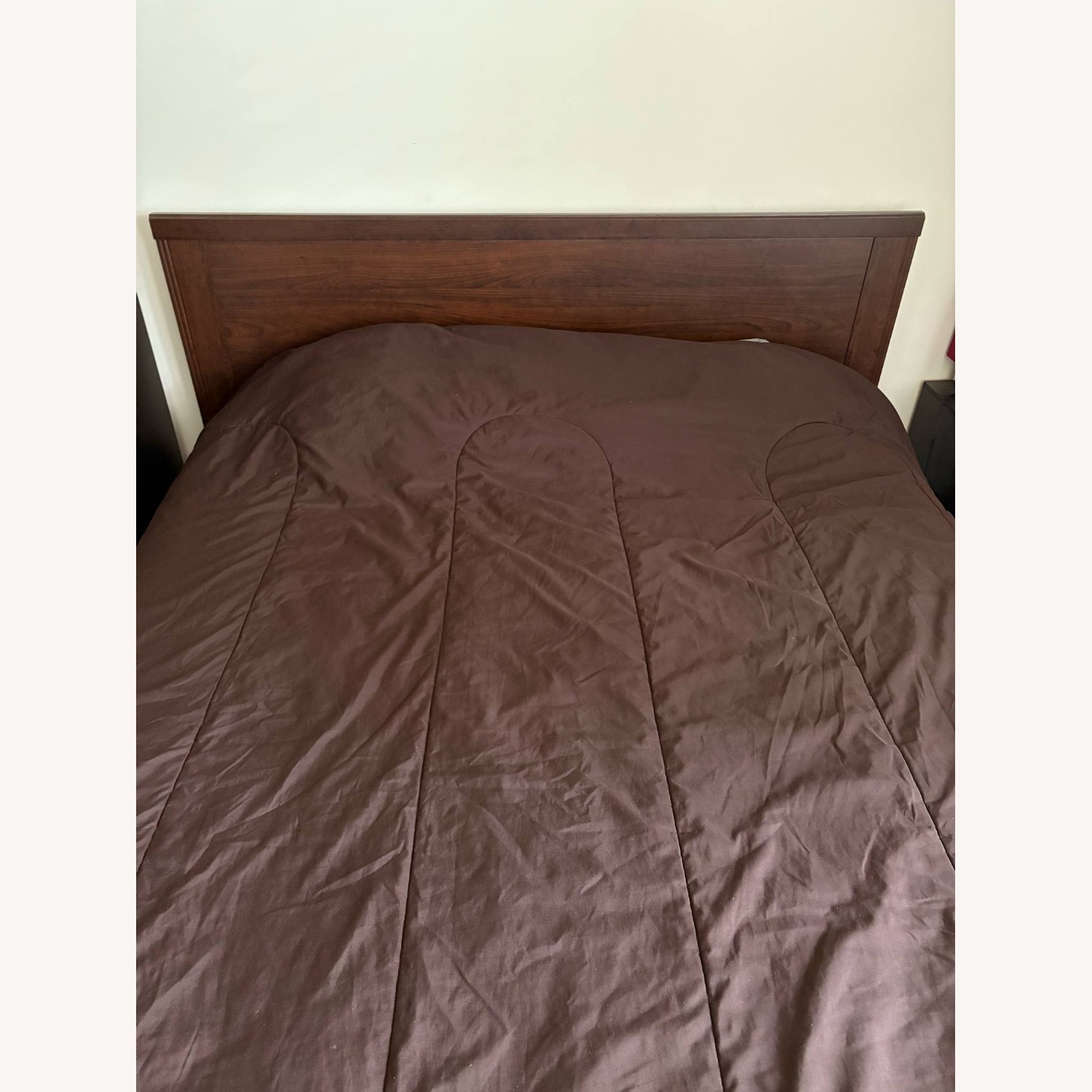 Dark Brown Queen Bed  - image-1