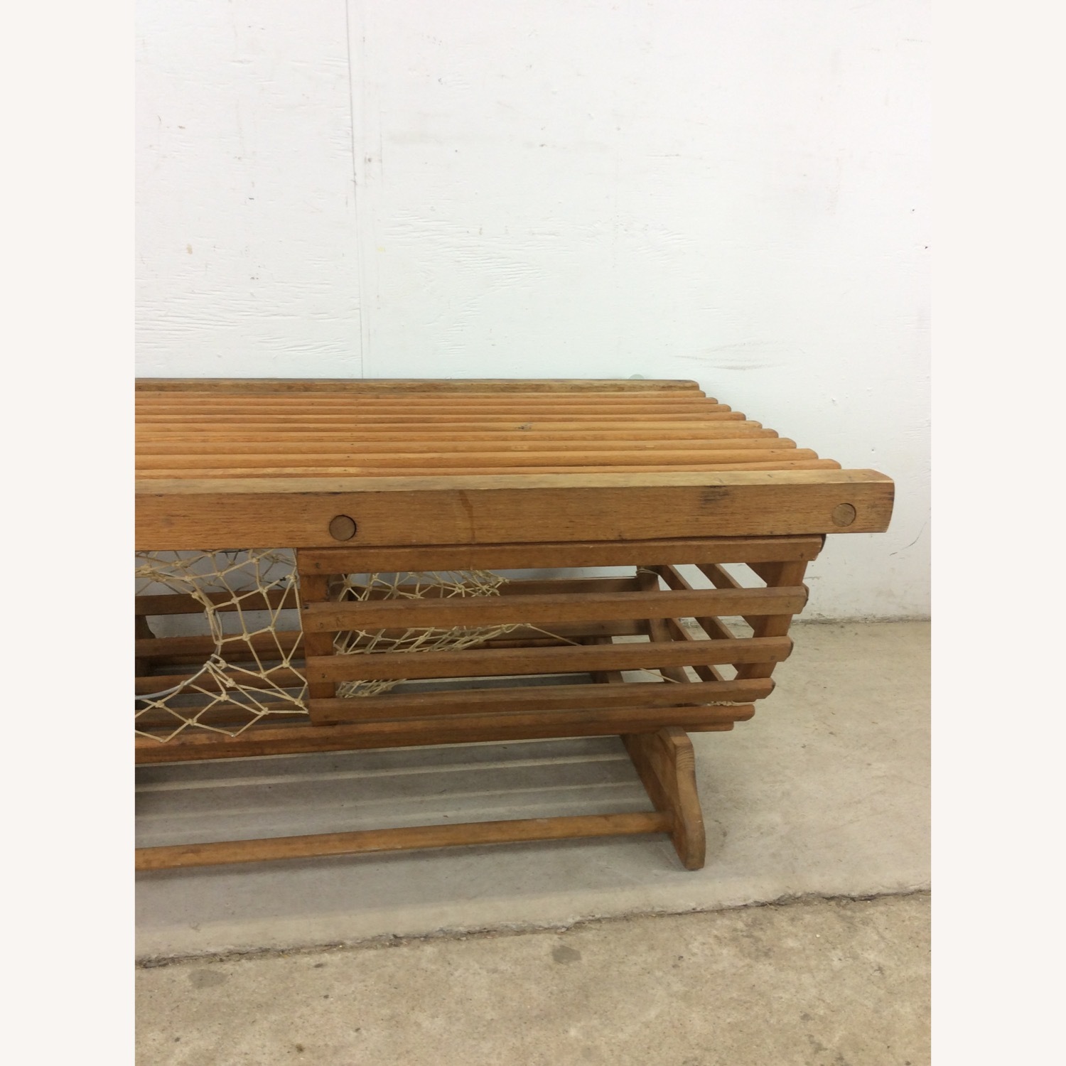 Vintage Repurposed Wooden Lobster Pot Coffee Table - image-4
