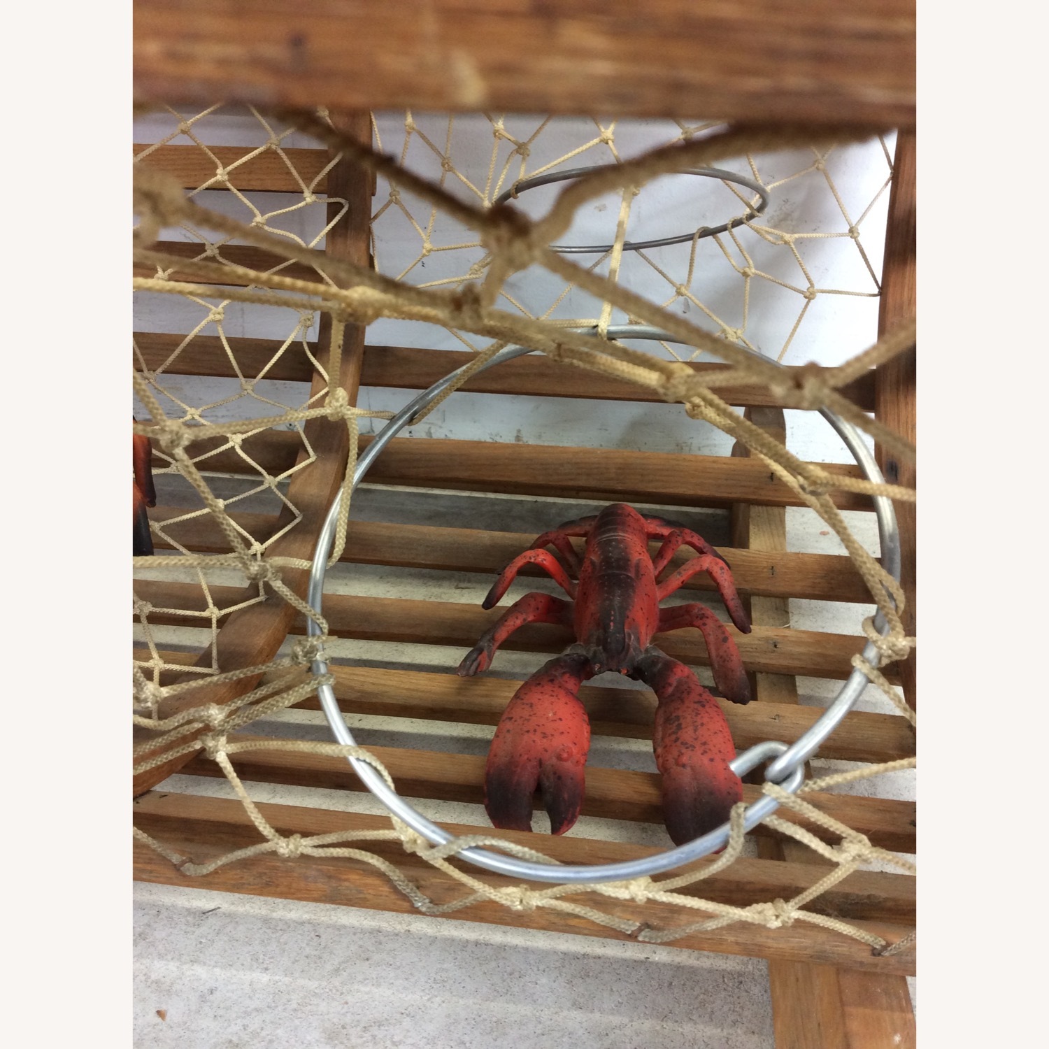 Vintage Repurposed Wooden Lobster Pot Coffee Table - image-48