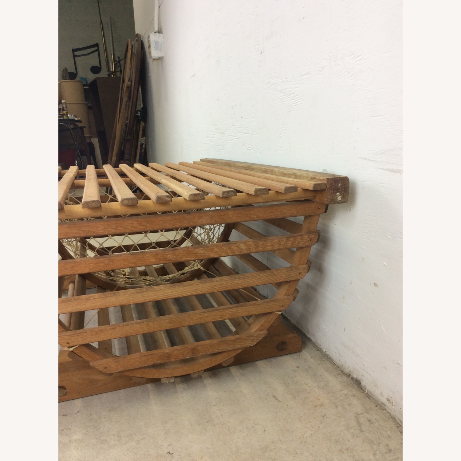 Vintage Repurposed Wooden Lobster Pot Coffee Table - image-17