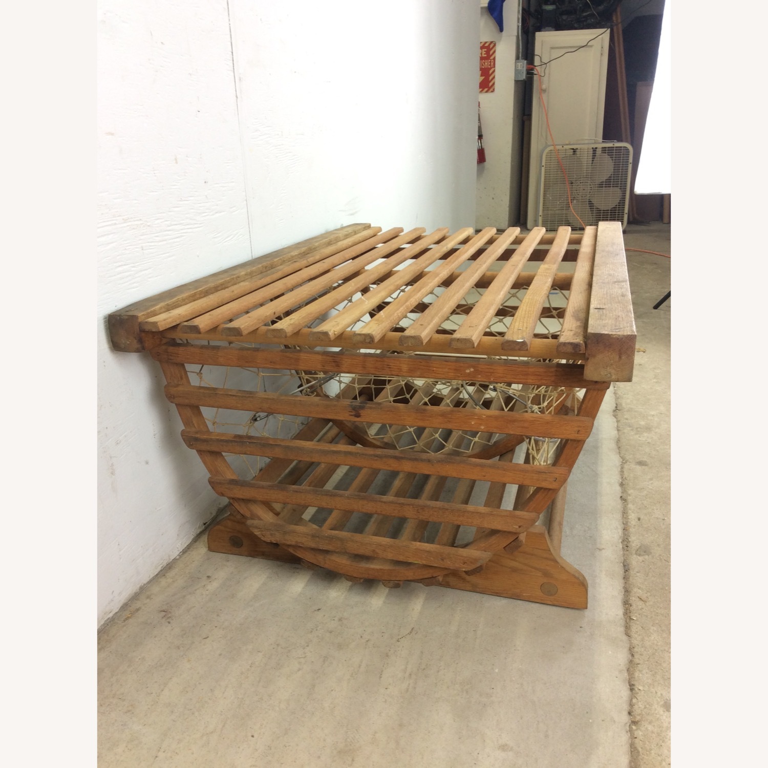 Vintage Repurposed Wooden Lobster Pot Coffee Table - image-38