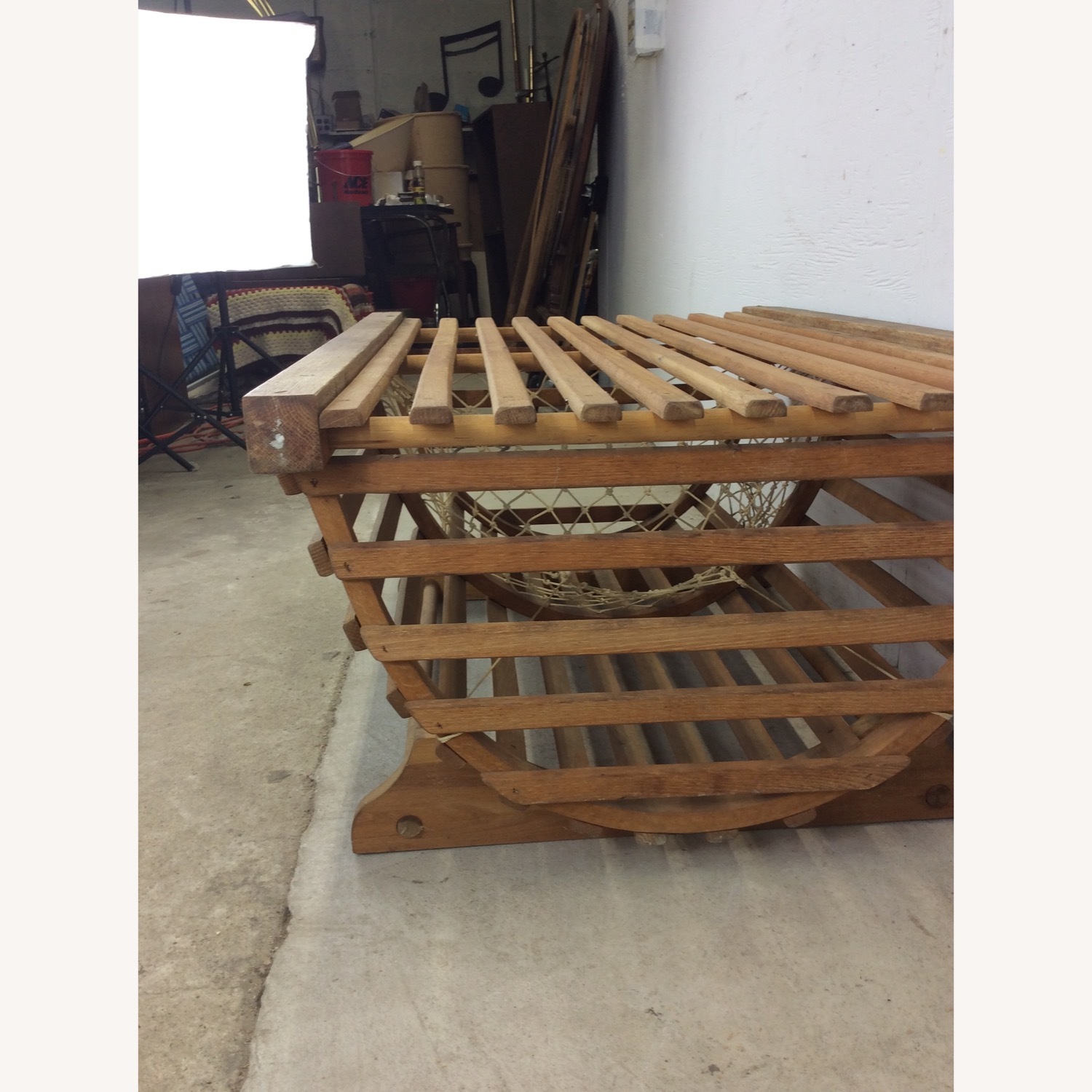 Vintage Repurposed Wooden Lobster Pot Coffee Table - image-16