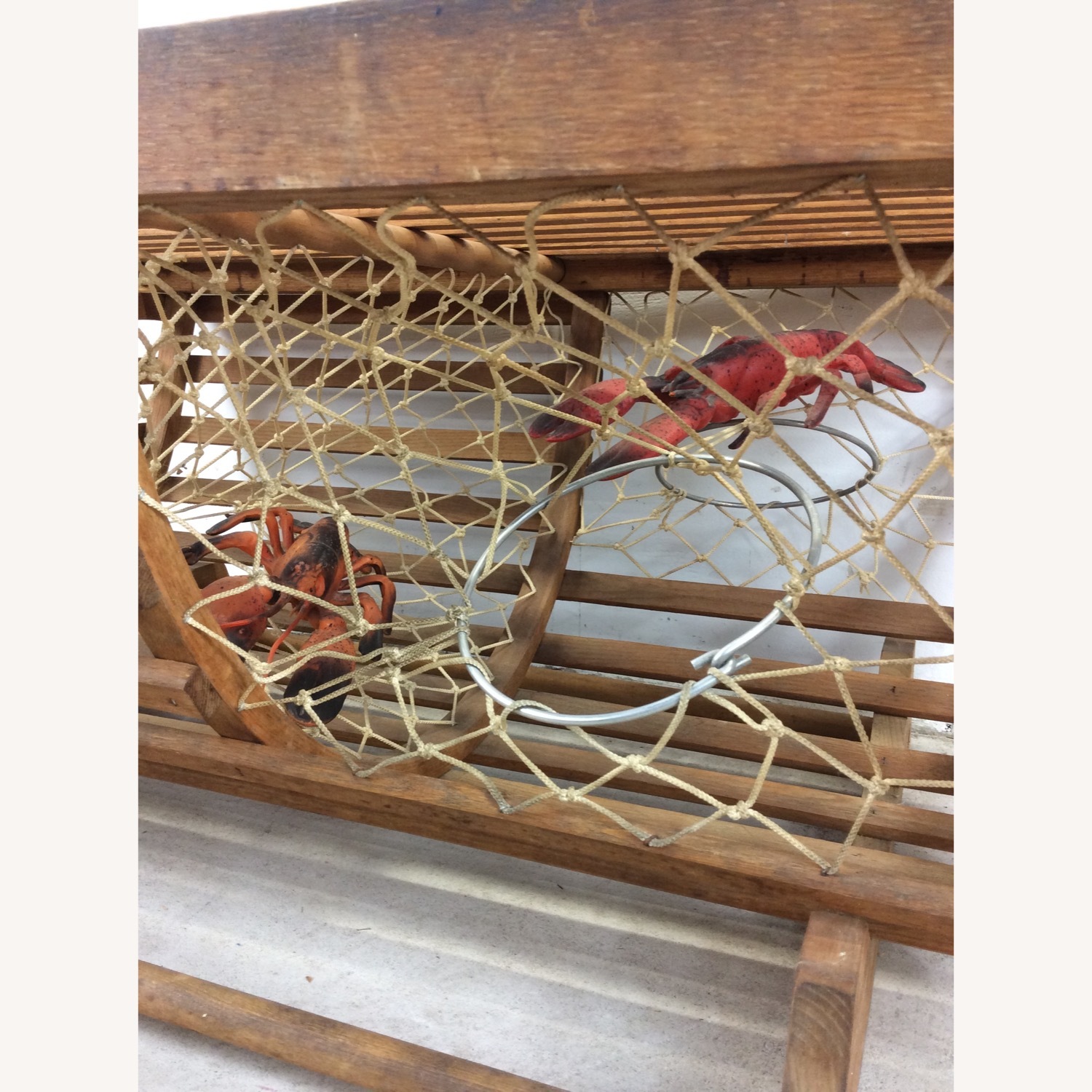 Vintage Repurposed Wooden Lobster Pot Coffee Table - image-46