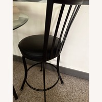 Black Leather Bar Stools