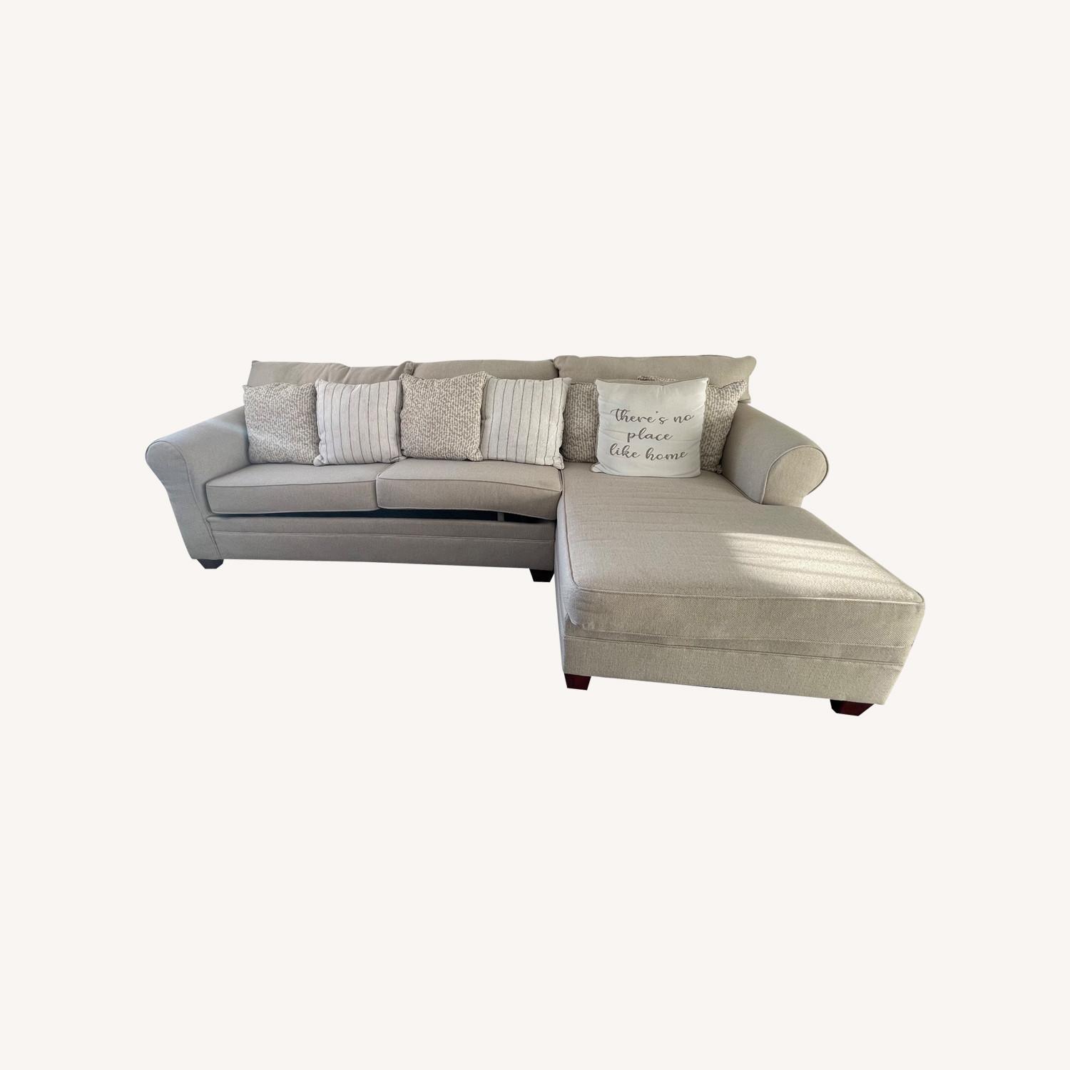 Bob’s Discount Furniture Laurel Beige Sleeper - image-0