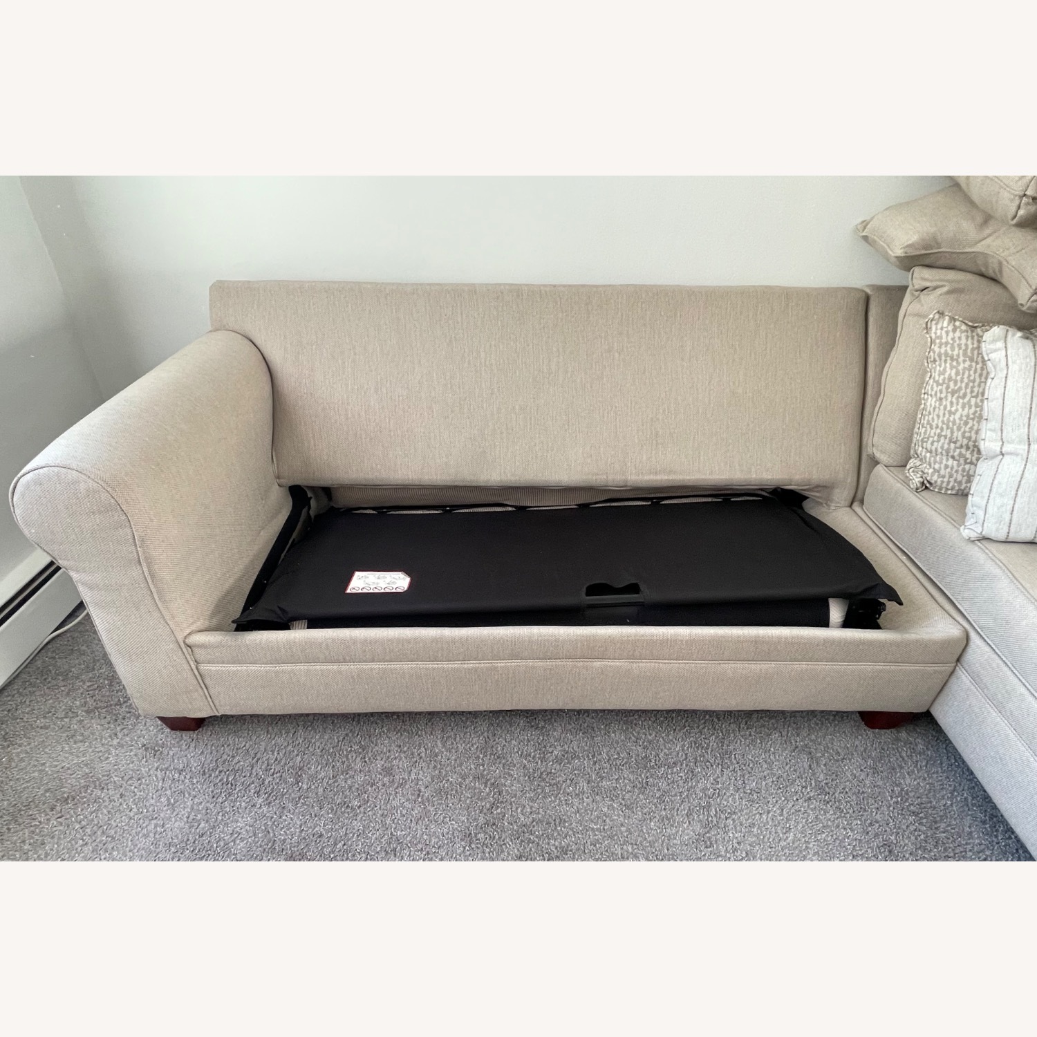 Bob’s Discount Furniture Laurel Beige Sleeper - image-11