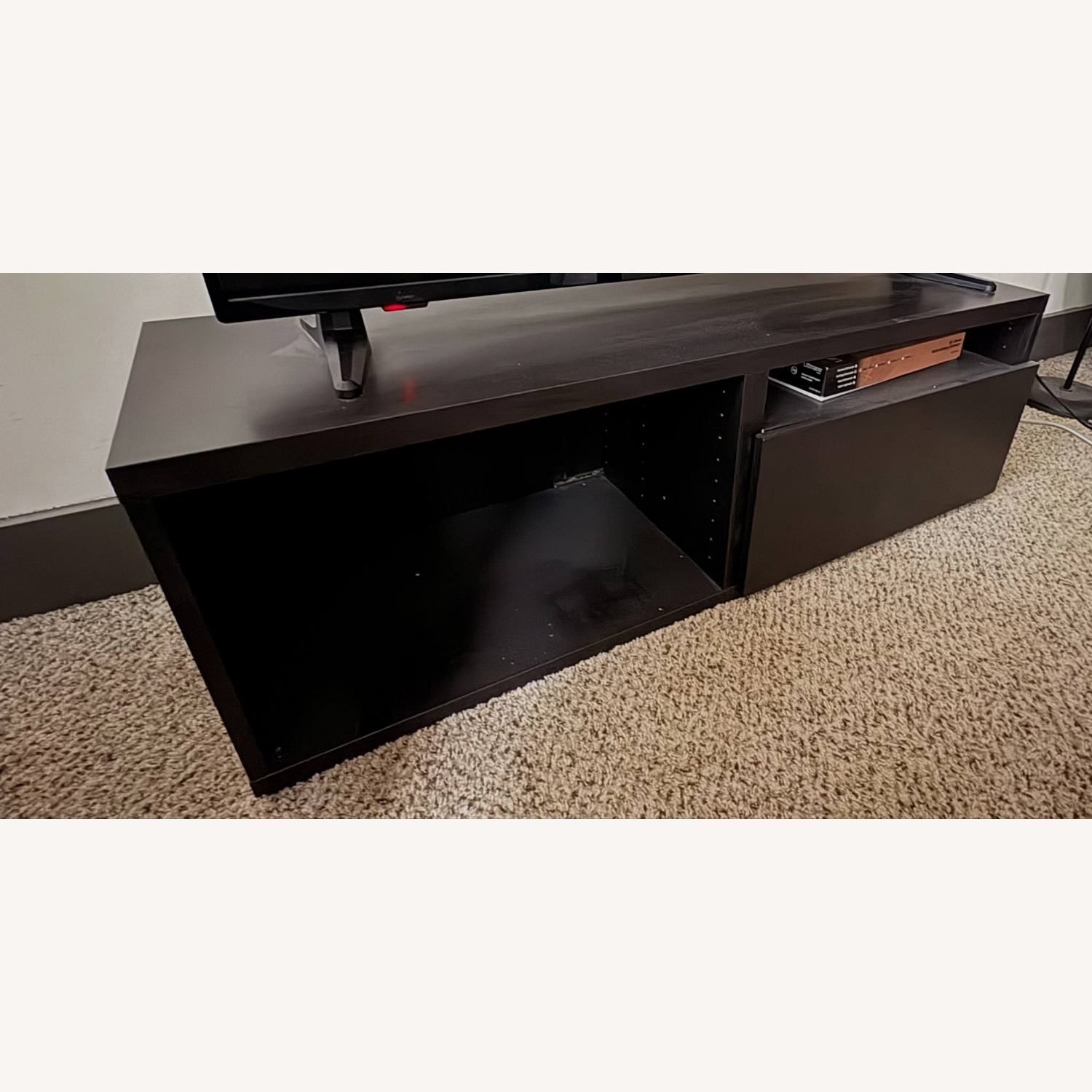 Dark Brown TV Table - image-2