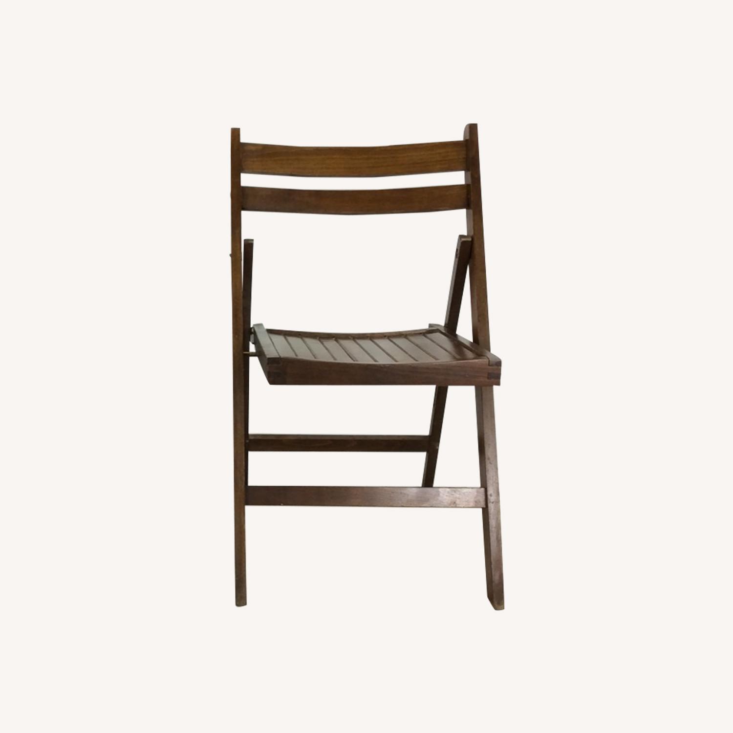 Set of 6 Mid Century Folding Chairs - image-0