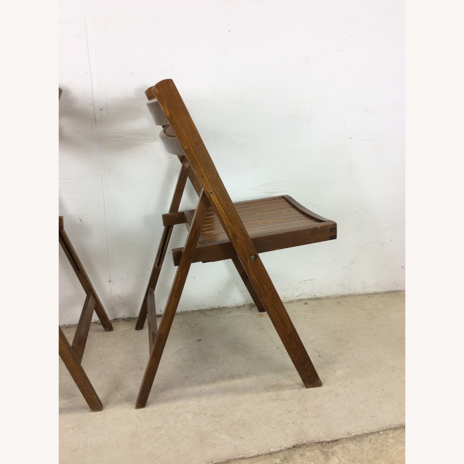 Set of 6 Mid Century Folding Chairs - image-18