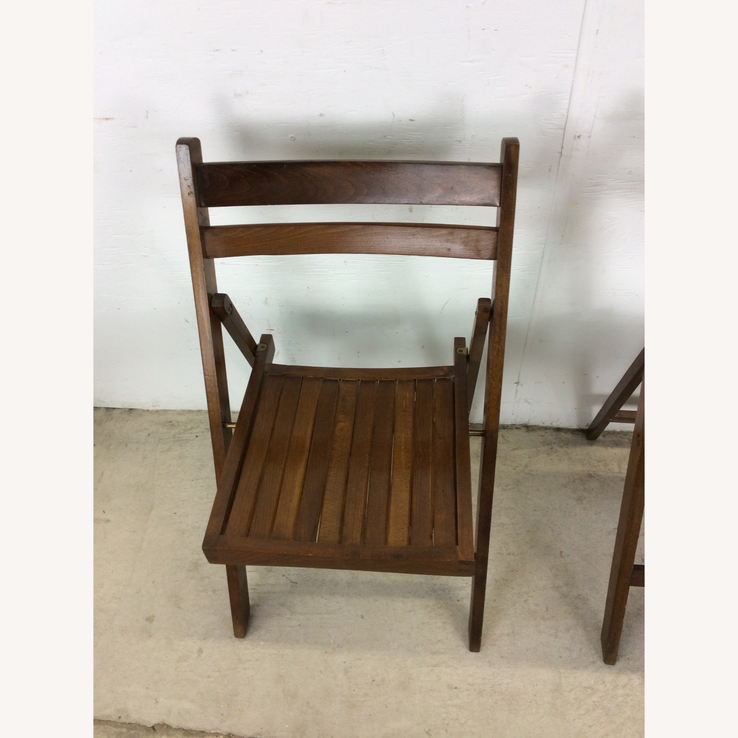 Set of 6 Mid Century Folding Chairs - image-11