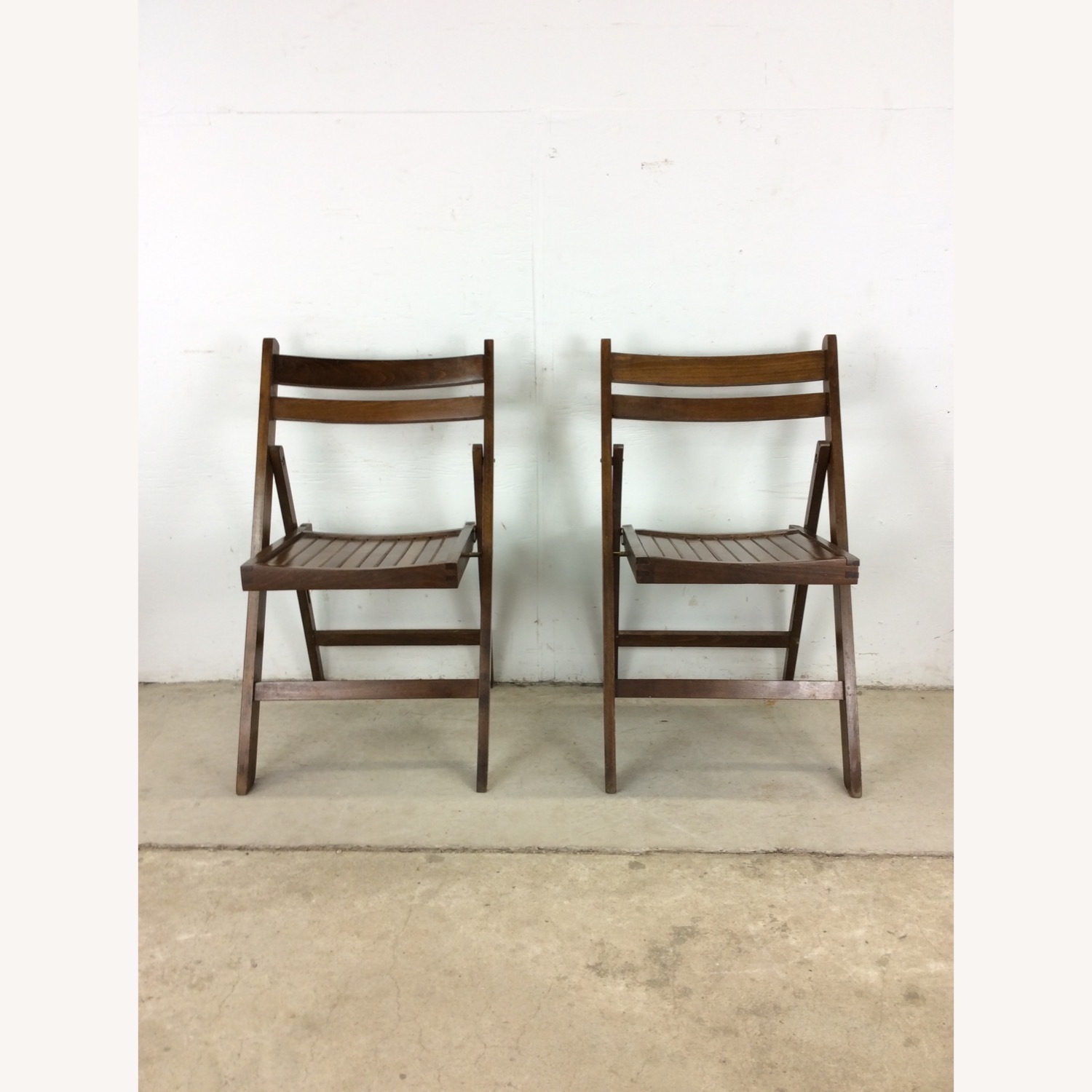 Set of 6 Mid Century Folding Chairs - image-10