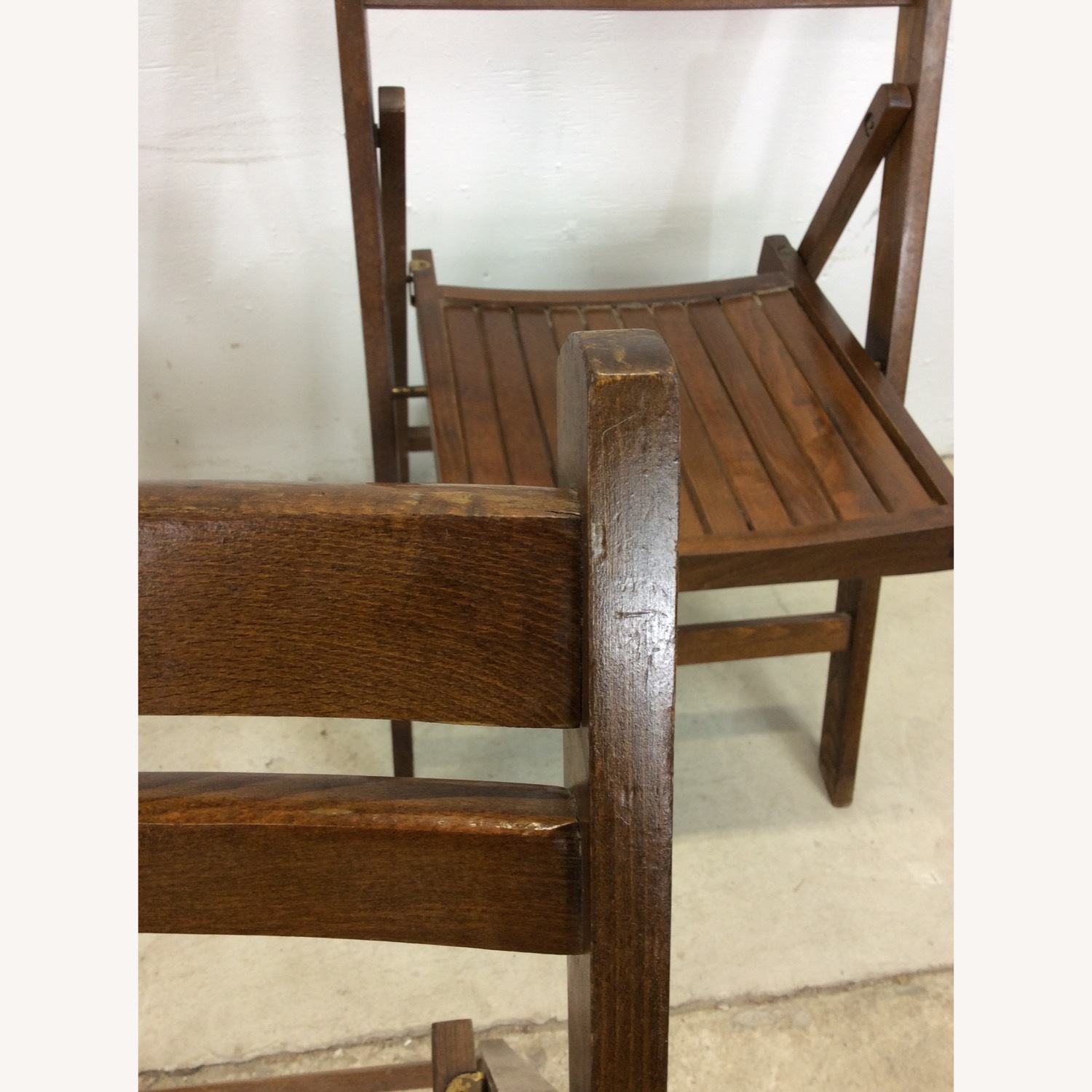 Set of 6 Mid Century Folding Chairs - image-5