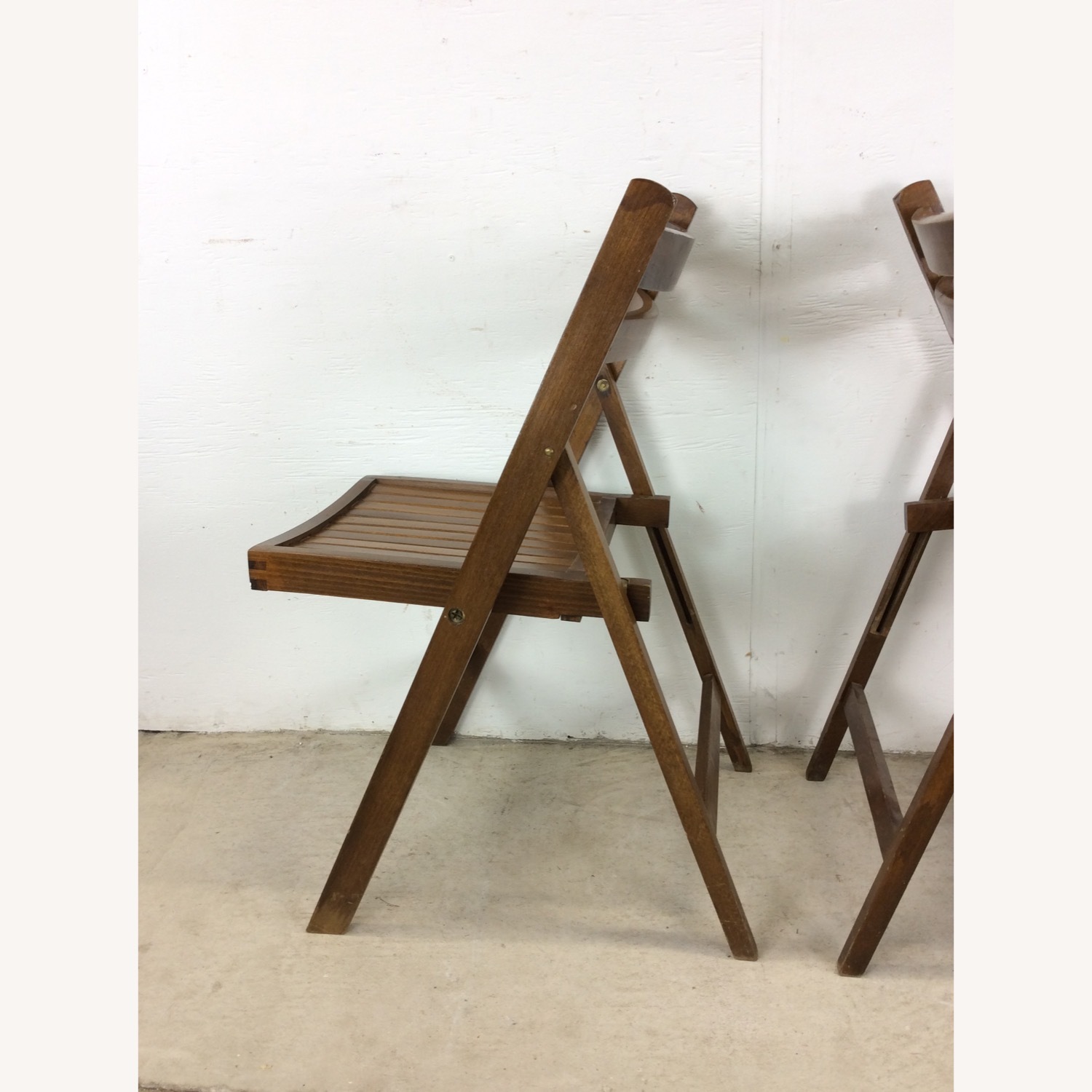 Set of 6 Mid Century Folding Chairs - image-17