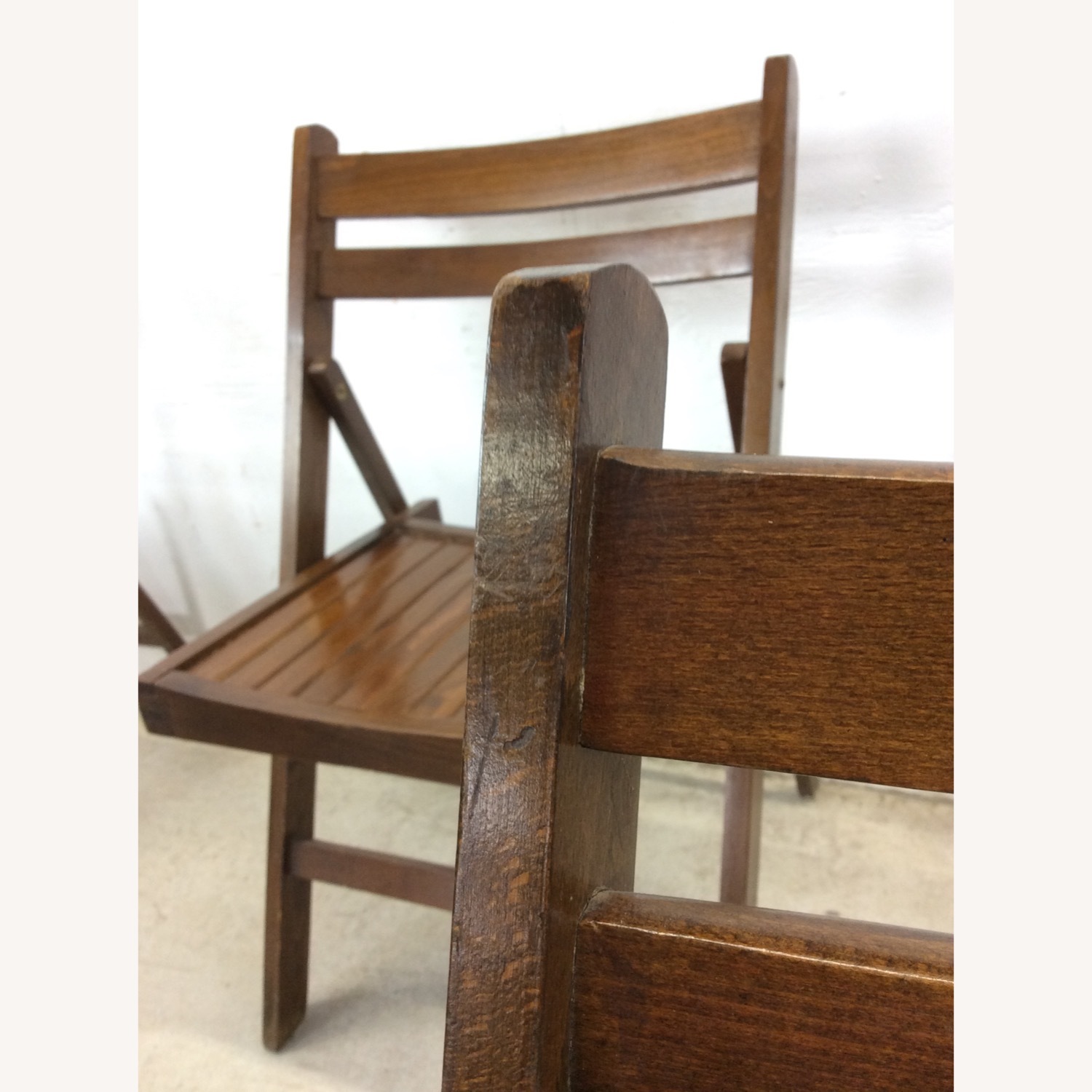 Set of 6 Mid Century Folding Chairs - image-9