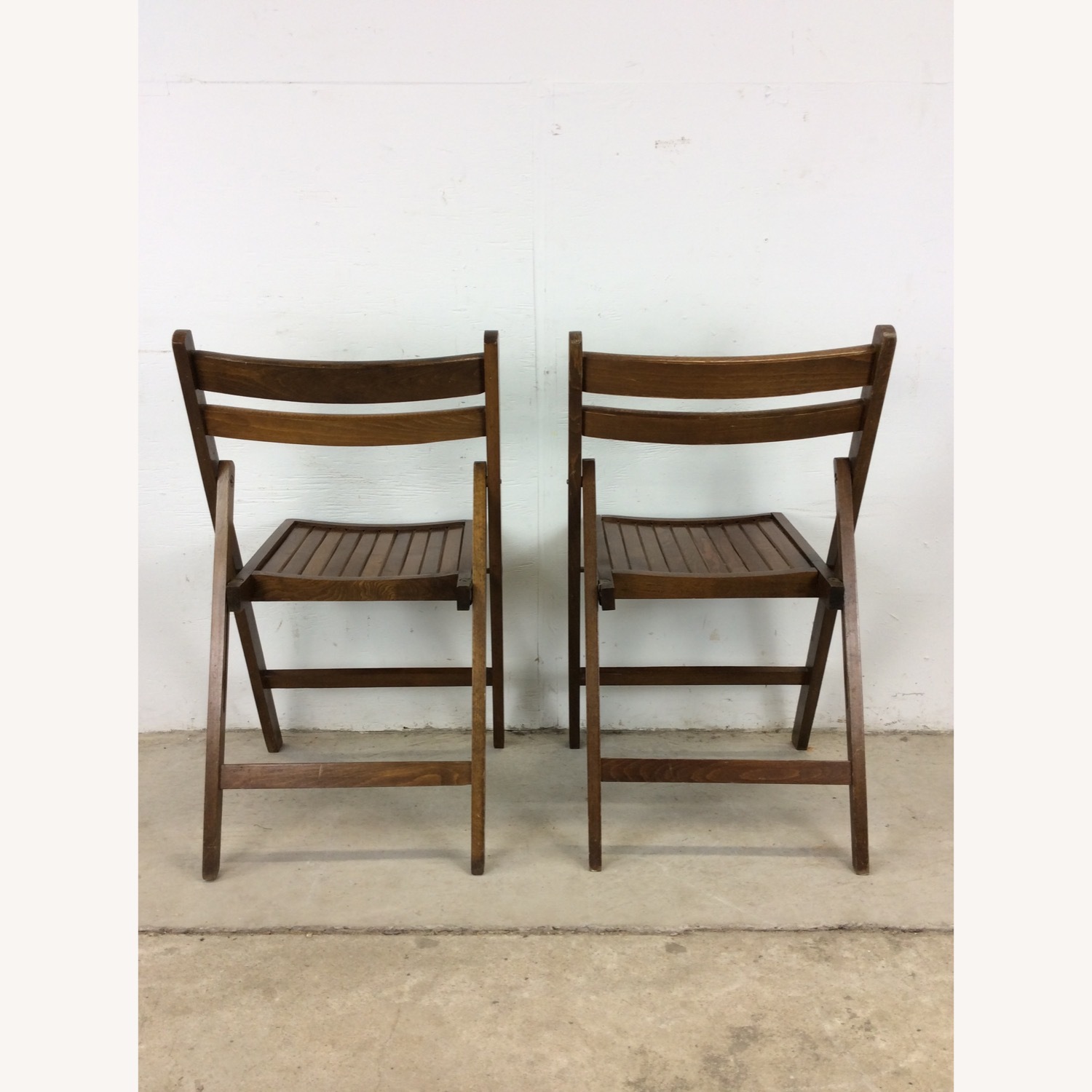 Set of 6 Mid Century Folding Chairs - image-15