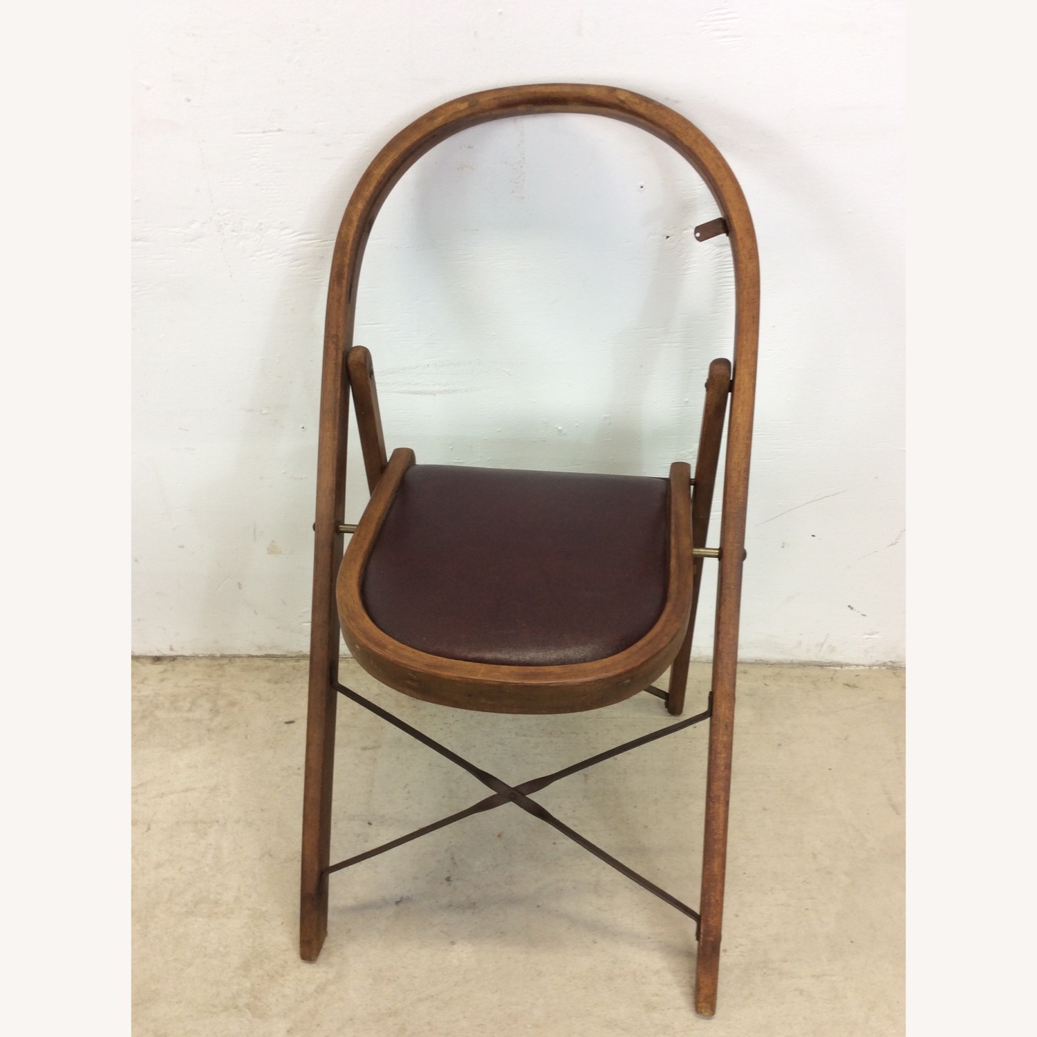 Set of 4 Antique Folding Chairs - image-5